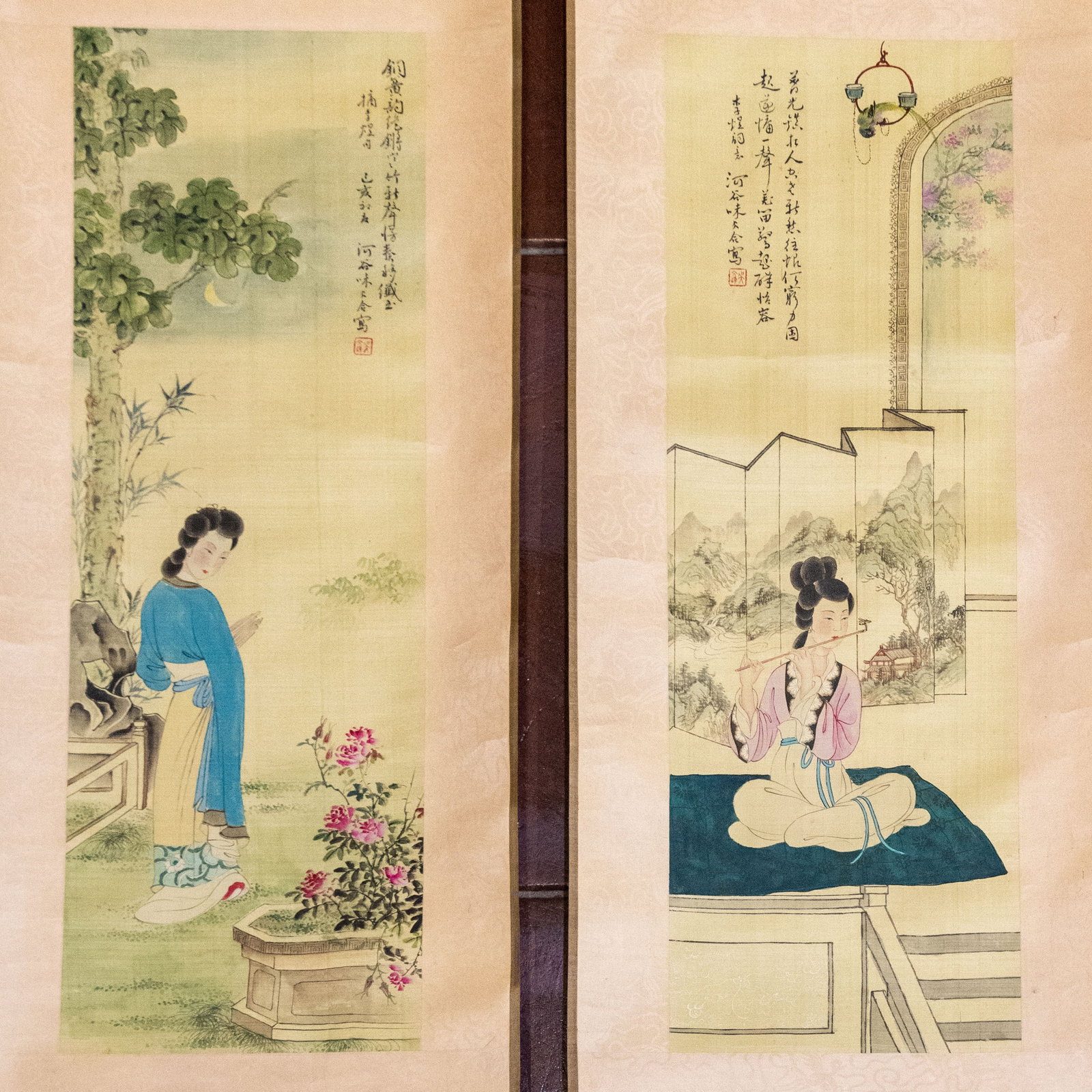 ANONYMOUS, CHINESE PAINTING OF LADY - 4