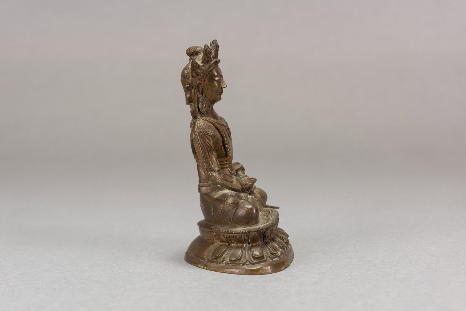 SINO-TIBETAN BRONZE BODHISATTVA, 19TH CENTURY - 5