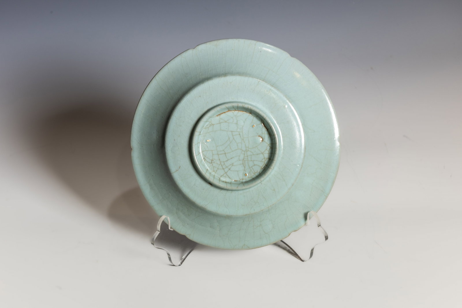 CHINESE CELADON-GLAZED DISH - 4