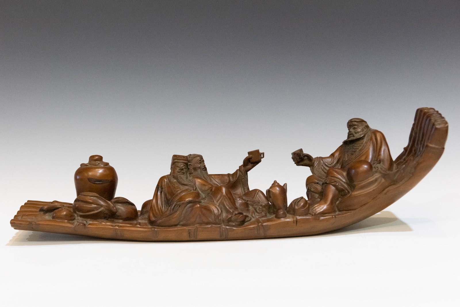 A HUANGYANG WOOD CARVING - 6