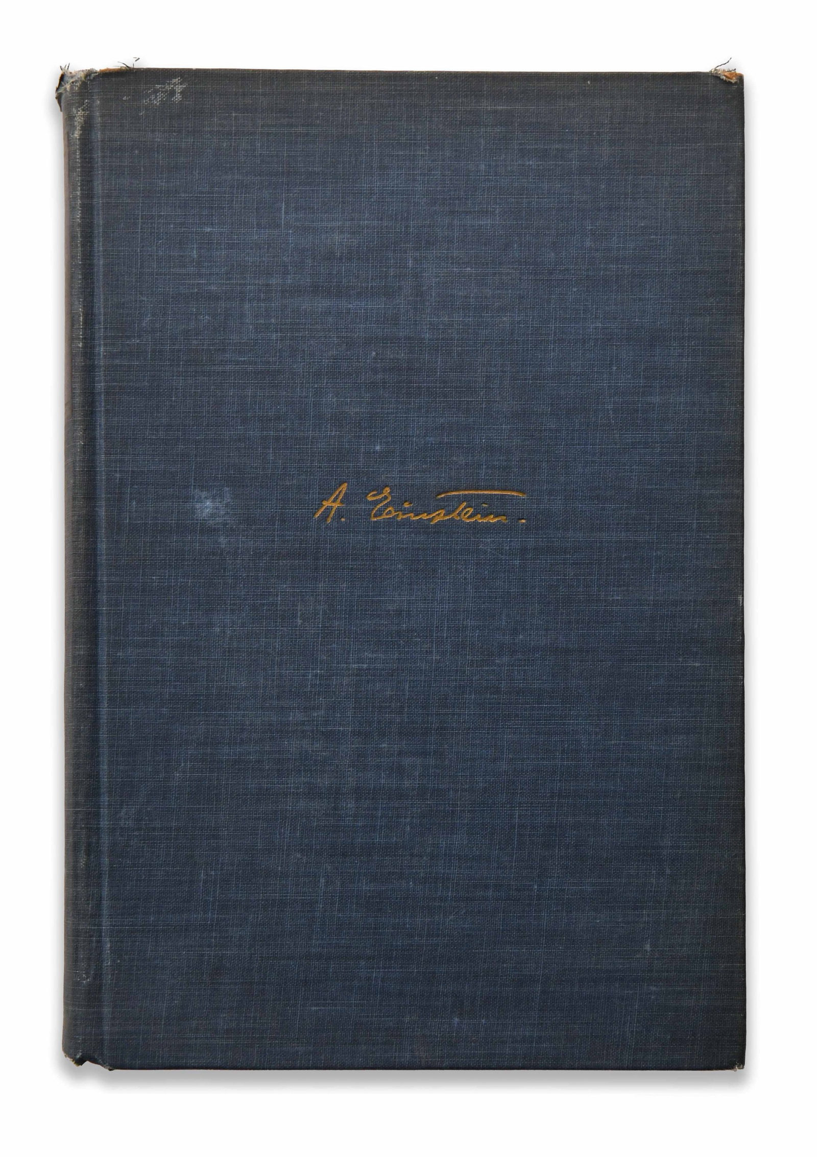 ALBERT EINSTEIN BOOK "ALBERT EINSTEIN: PHILOSOPHER-SCIENTIST", BEARING SIGNATURE (1 of 4)