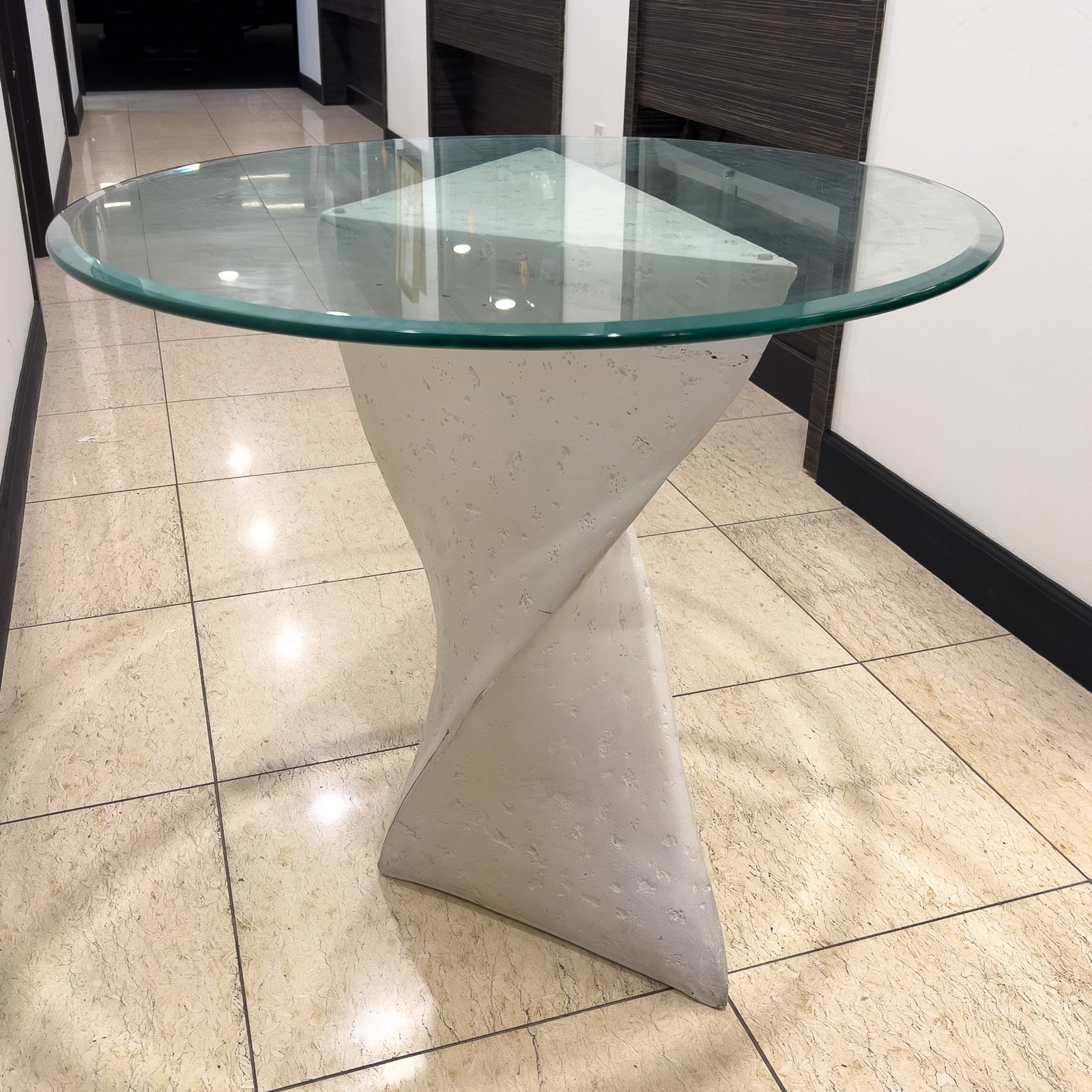 GLASS-TOP DINING TABLE - 5