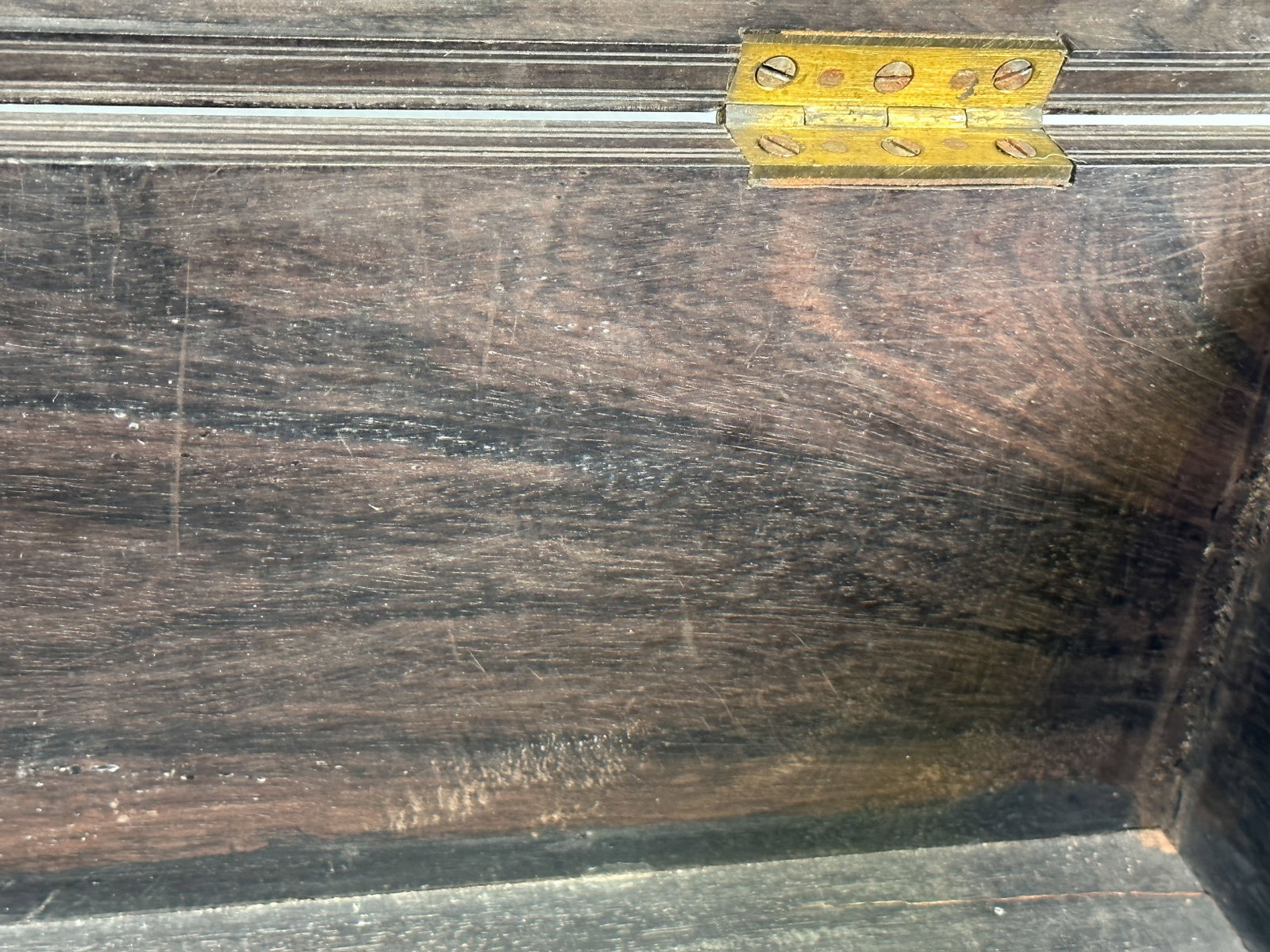 ANGLO-INDIAN ROSEWOOD DOCUMENT BOX - 7