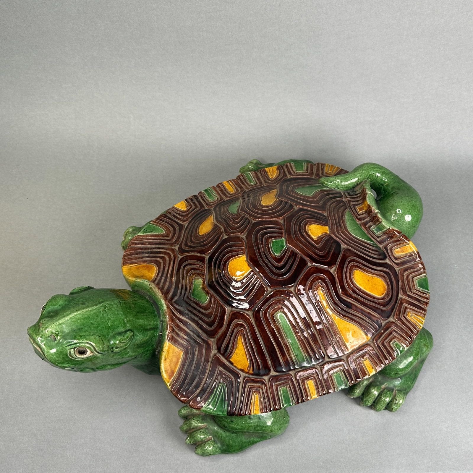 JAPANESE CERAMIC TURTLE - 3