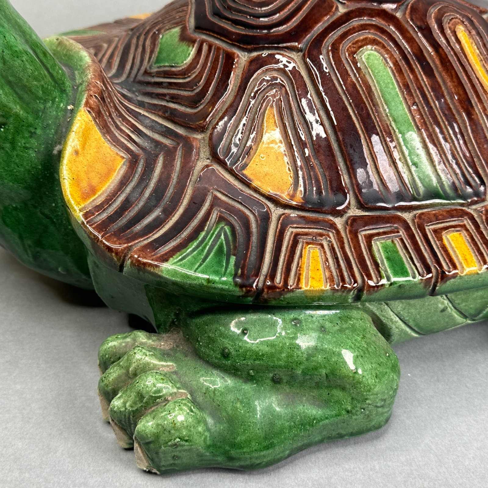 JAPANESE CERAMIC TURTLE - 6