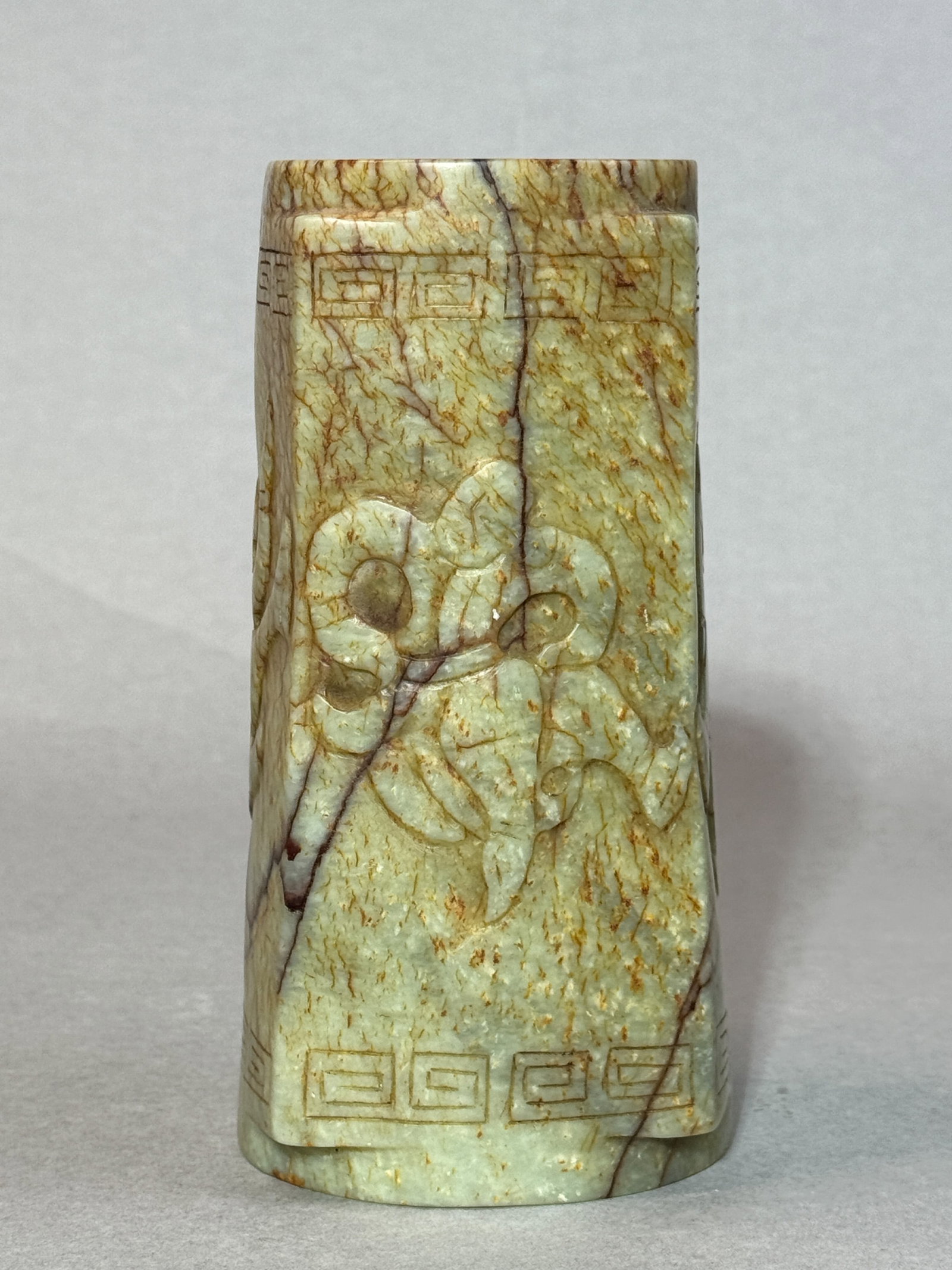 CHINESE ARCHAIC JADE CONG - 4