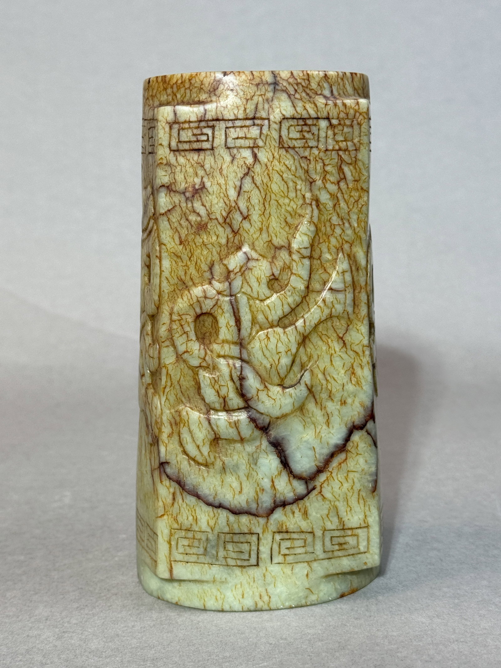 CHINESE ARCHAIC JADE CONG - 6