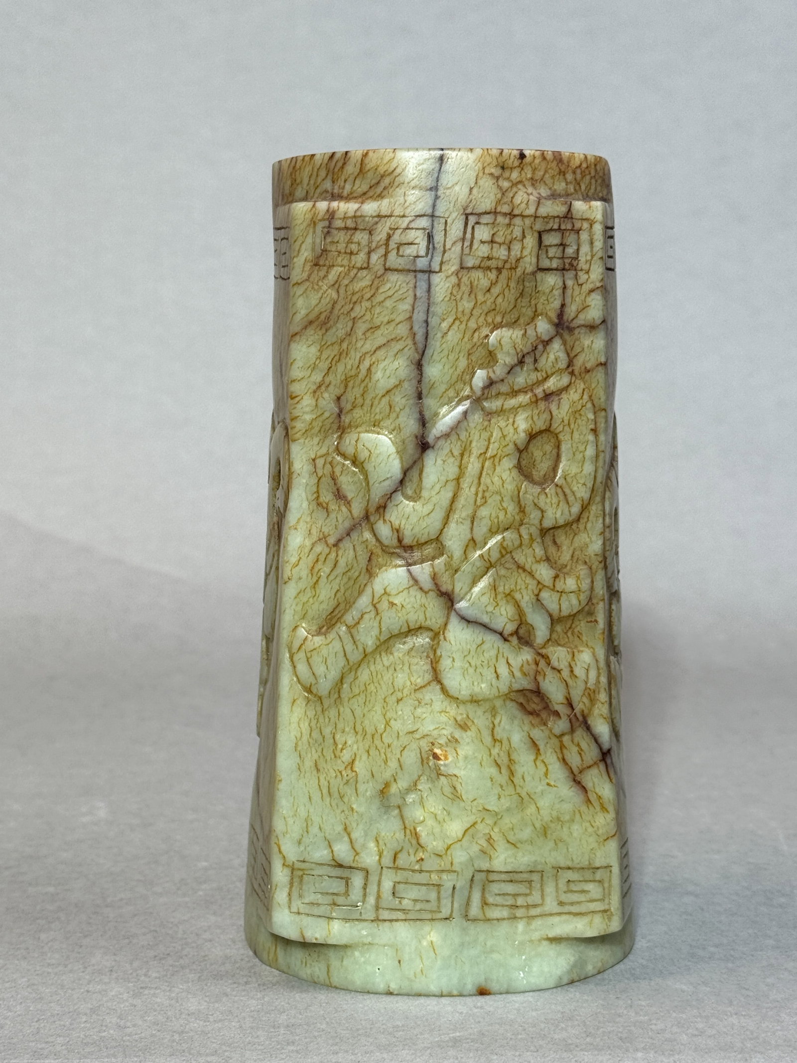 CHINESE ARCHAIC JADE CONG - 7