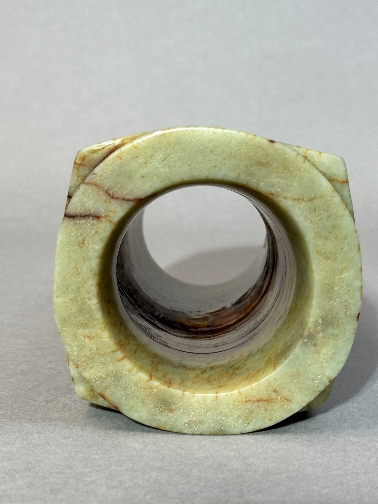 CHINESE ARCHAIC JADE CONG - 9