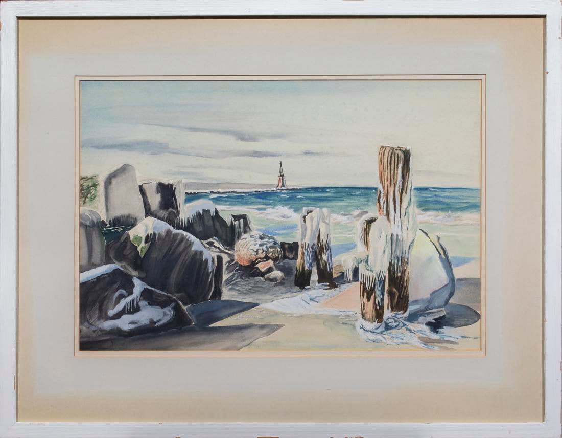 AMERICAN SCHOOL (20TH CENTURY), WATERCOLOR (1 of 1)