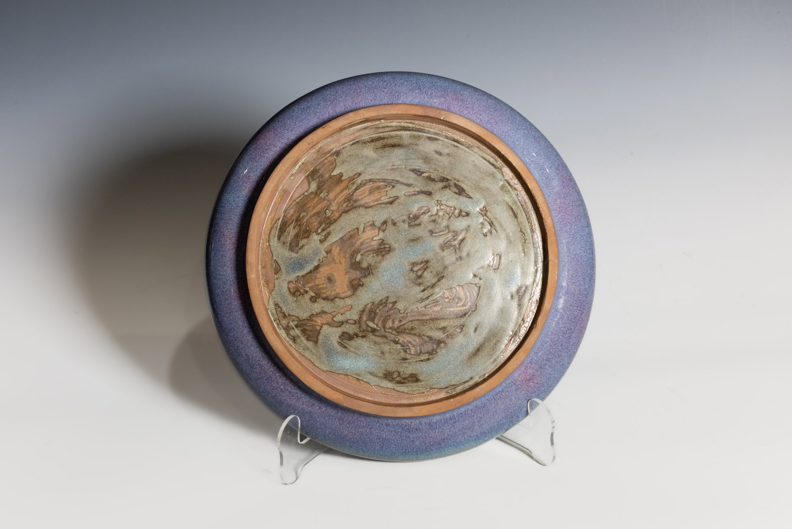 A CHINESE JUN WARE DISH - 6