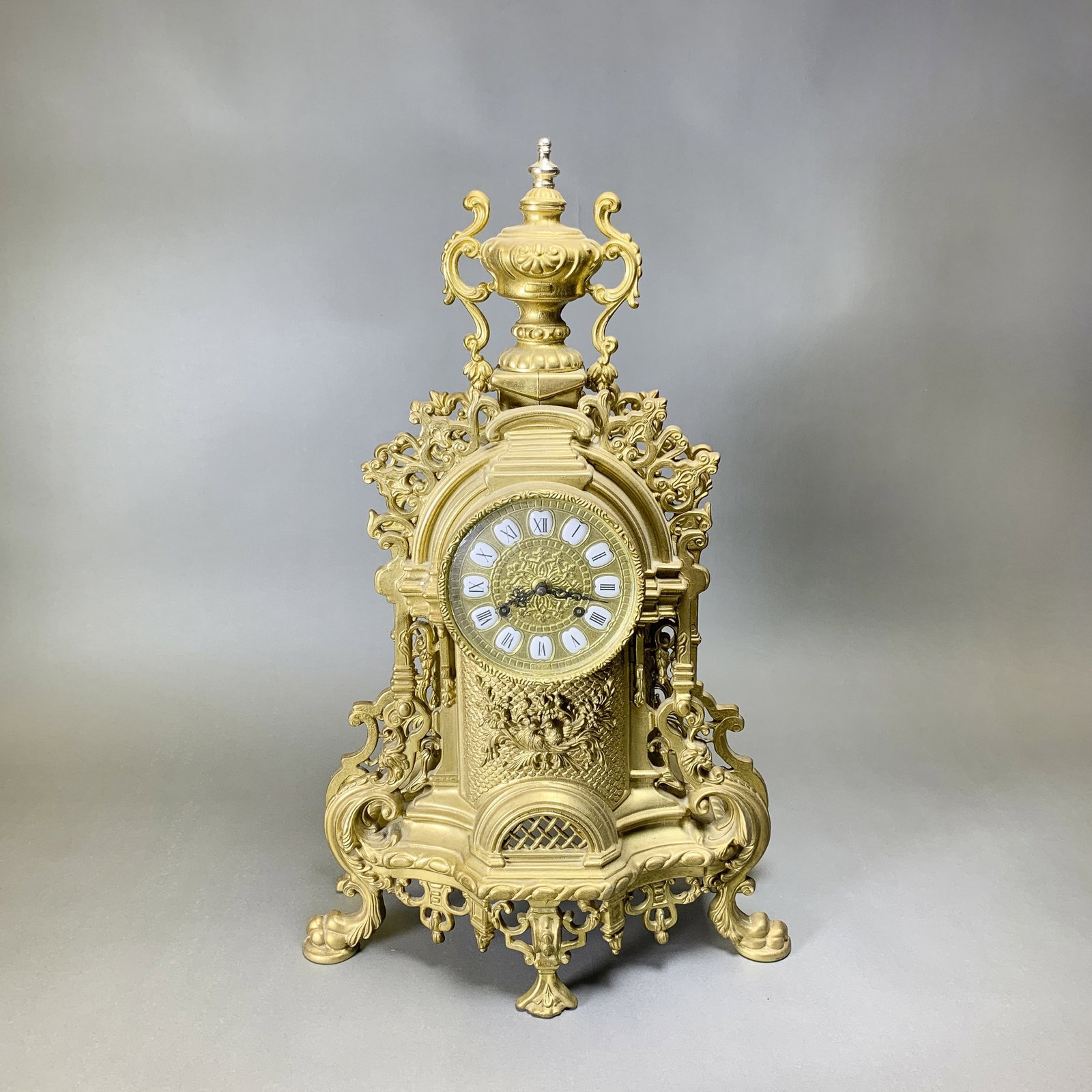GILT-BRONZE EMPIRE CLOCK - 2