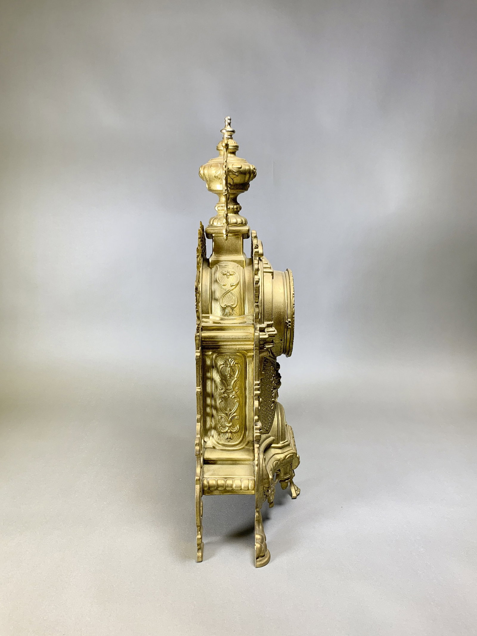 GILT-BRONZE EMPIRE CLOCK - 7