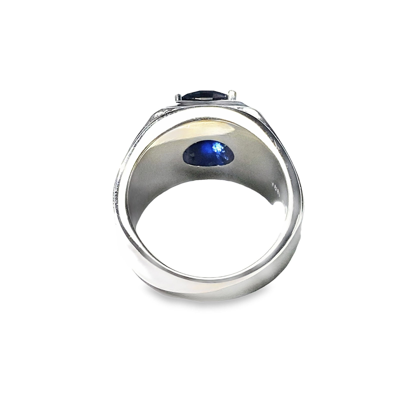 LAB SAPPHIRE RING - 4