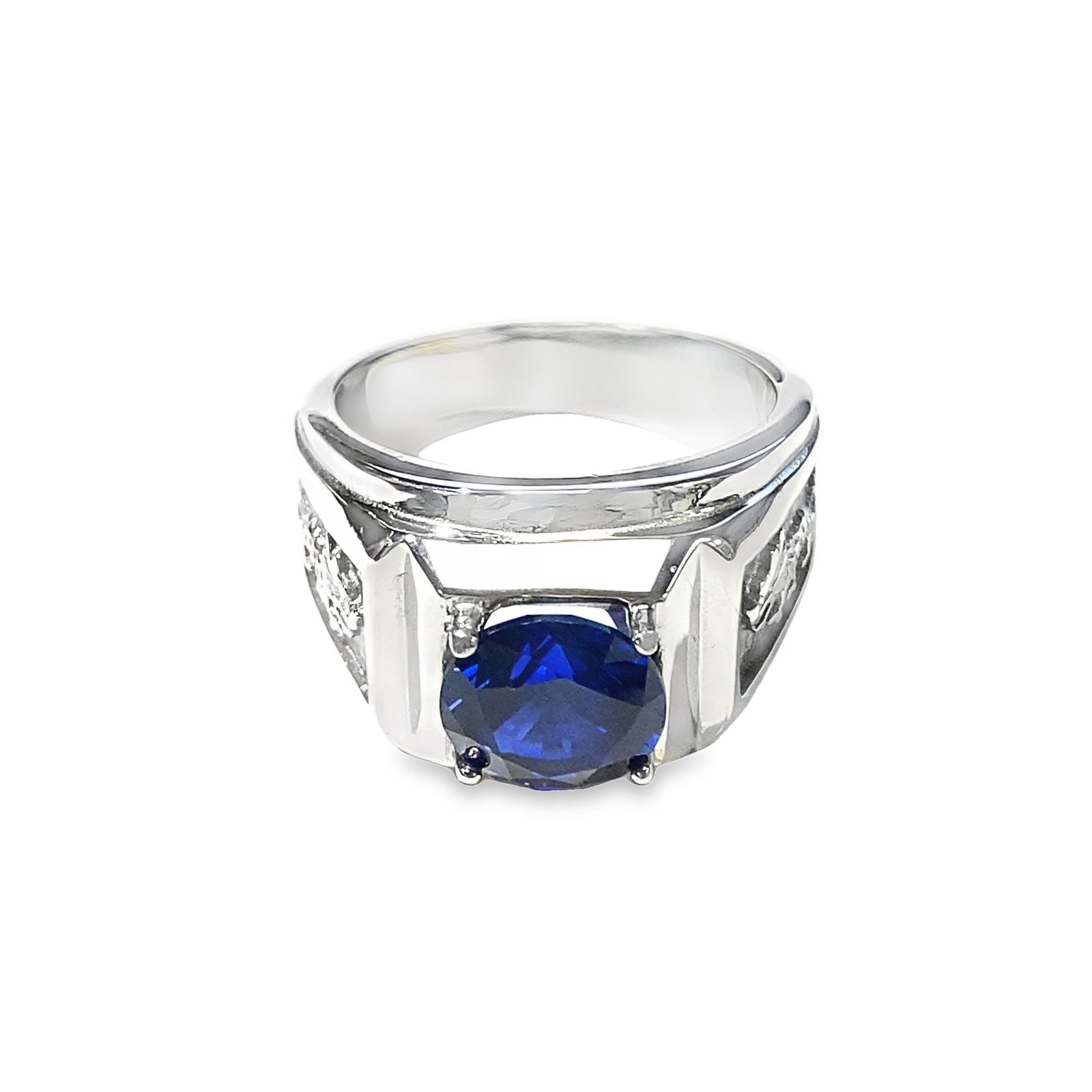 LAB SAPPHIRE RING - 5