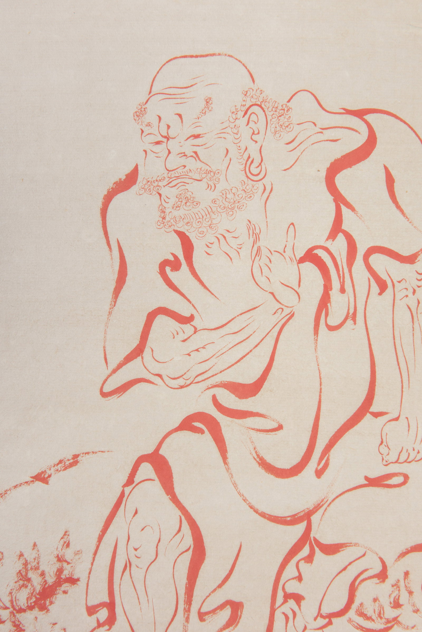 HONG YI, ATTRIBUTED TO, LUOHAN, HANGING SCROLL - 3