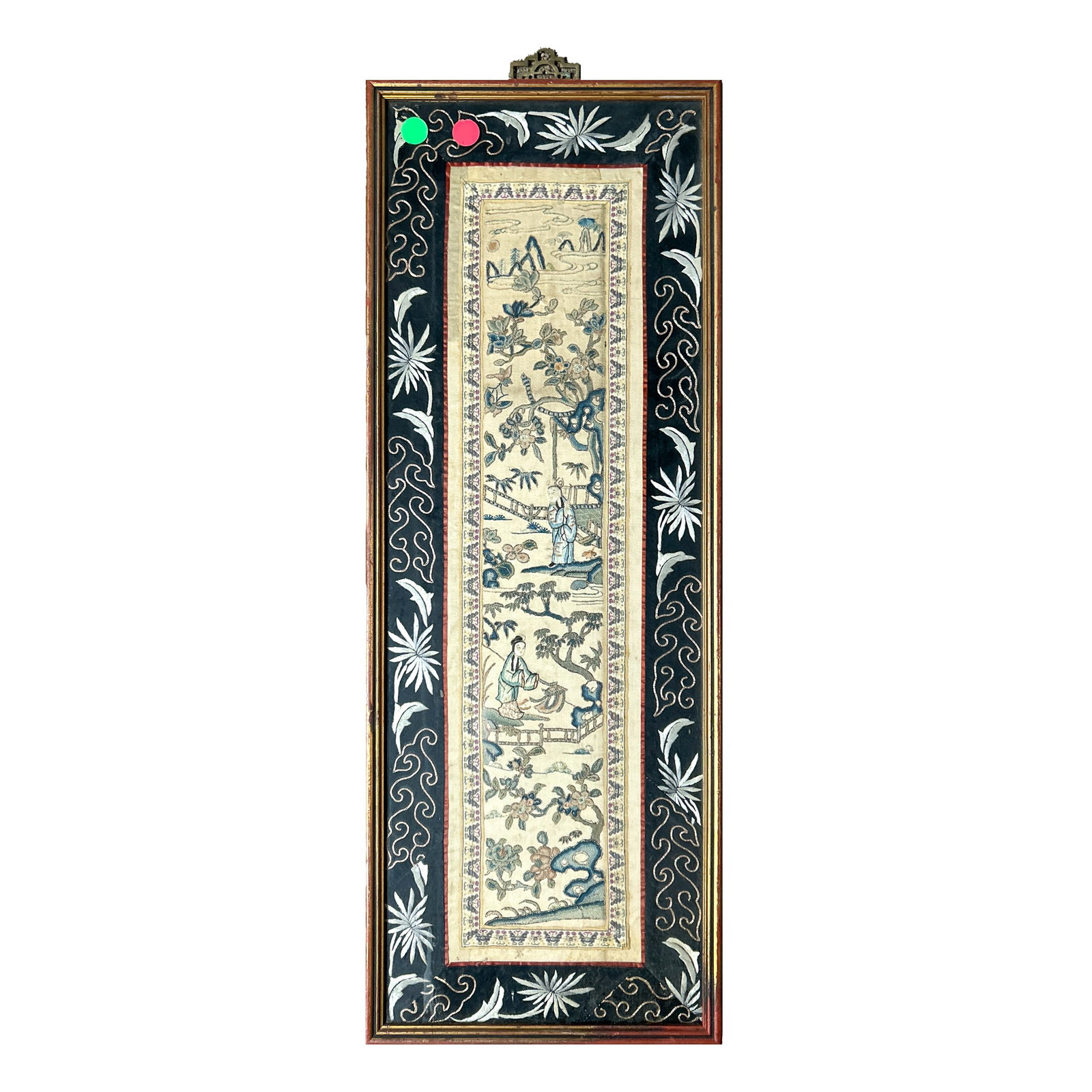 CHINESE EMBROIDERED FIGURE (1 of 3)