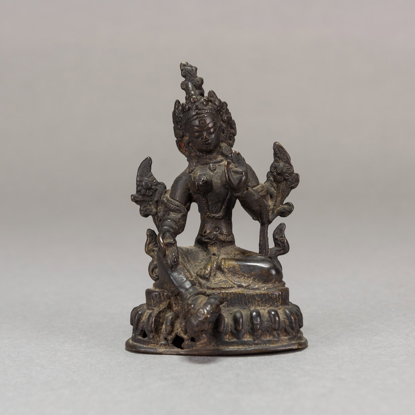 SINO-TIBETAN BRONZE STATUE OF BODHISATTVA, 19TH CENTURY (1 of 6)