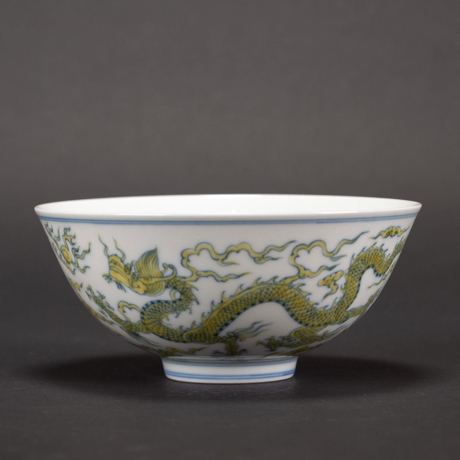 A DOUCAI 'DRAGON' BOWL, CHENGHUA MARK (1 of 9)