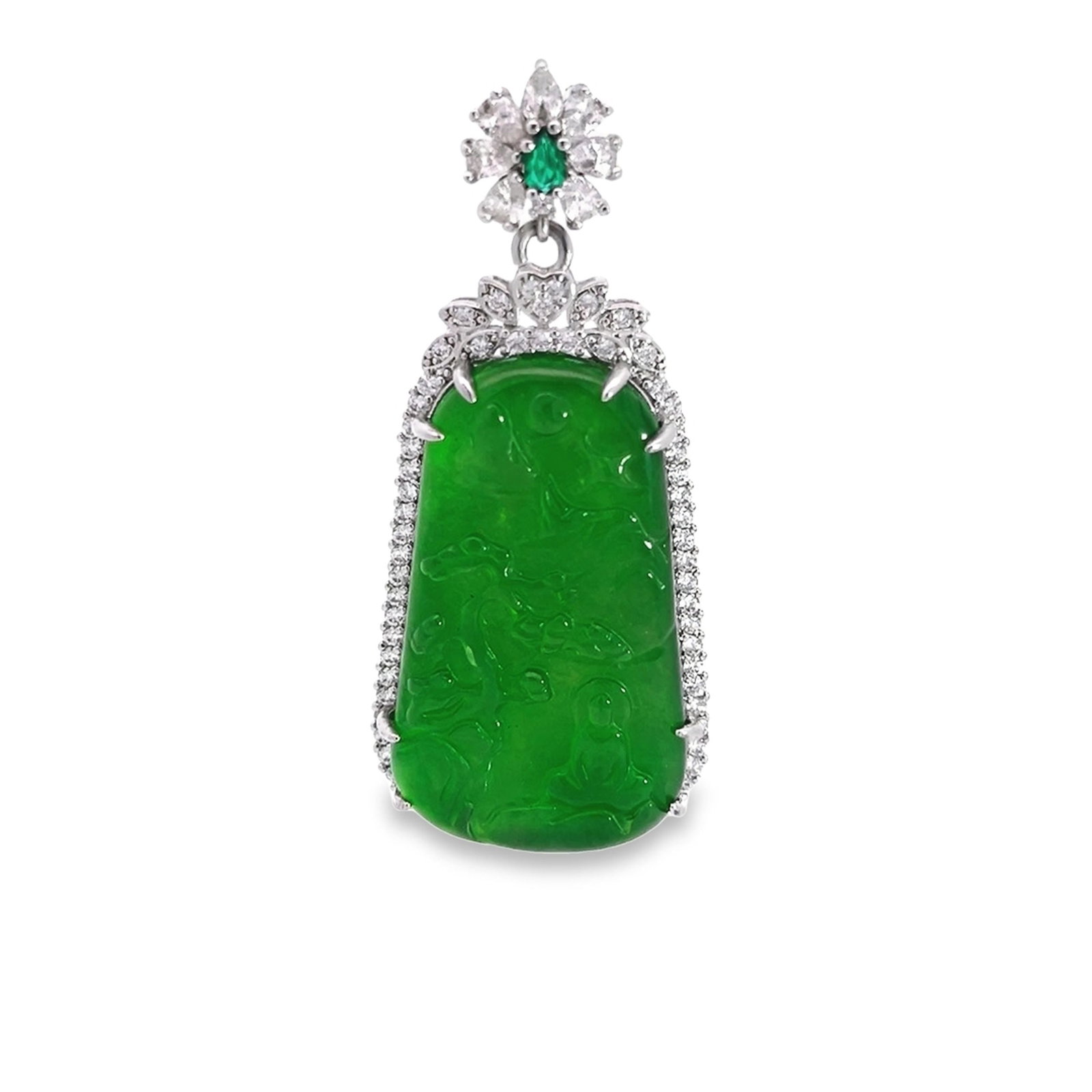 A JADEITE PENDANT - 2