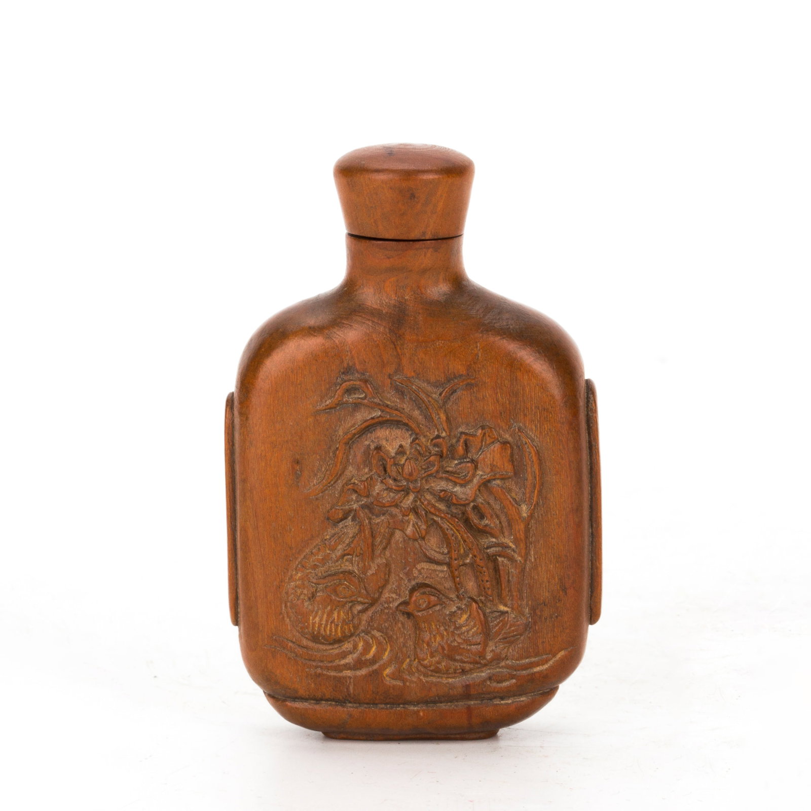 A SNUFF BOTTLE: A snuff bottle. H7 x 4.5 x 1.5 cm