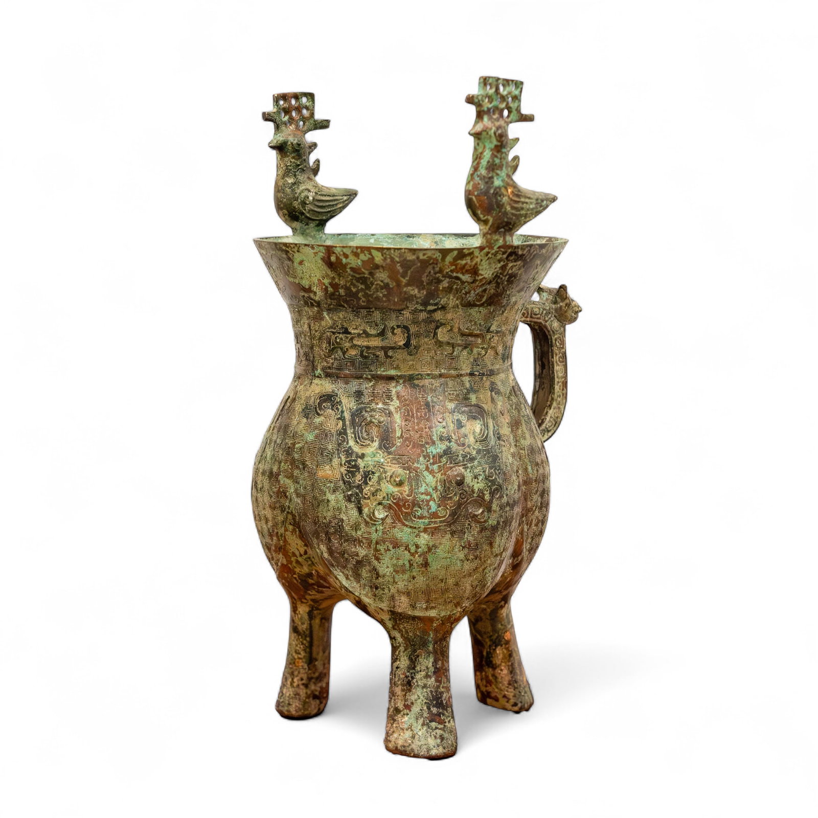 CHINESE ARCHAISTIC BRONZE VESSEL (1 of 11)