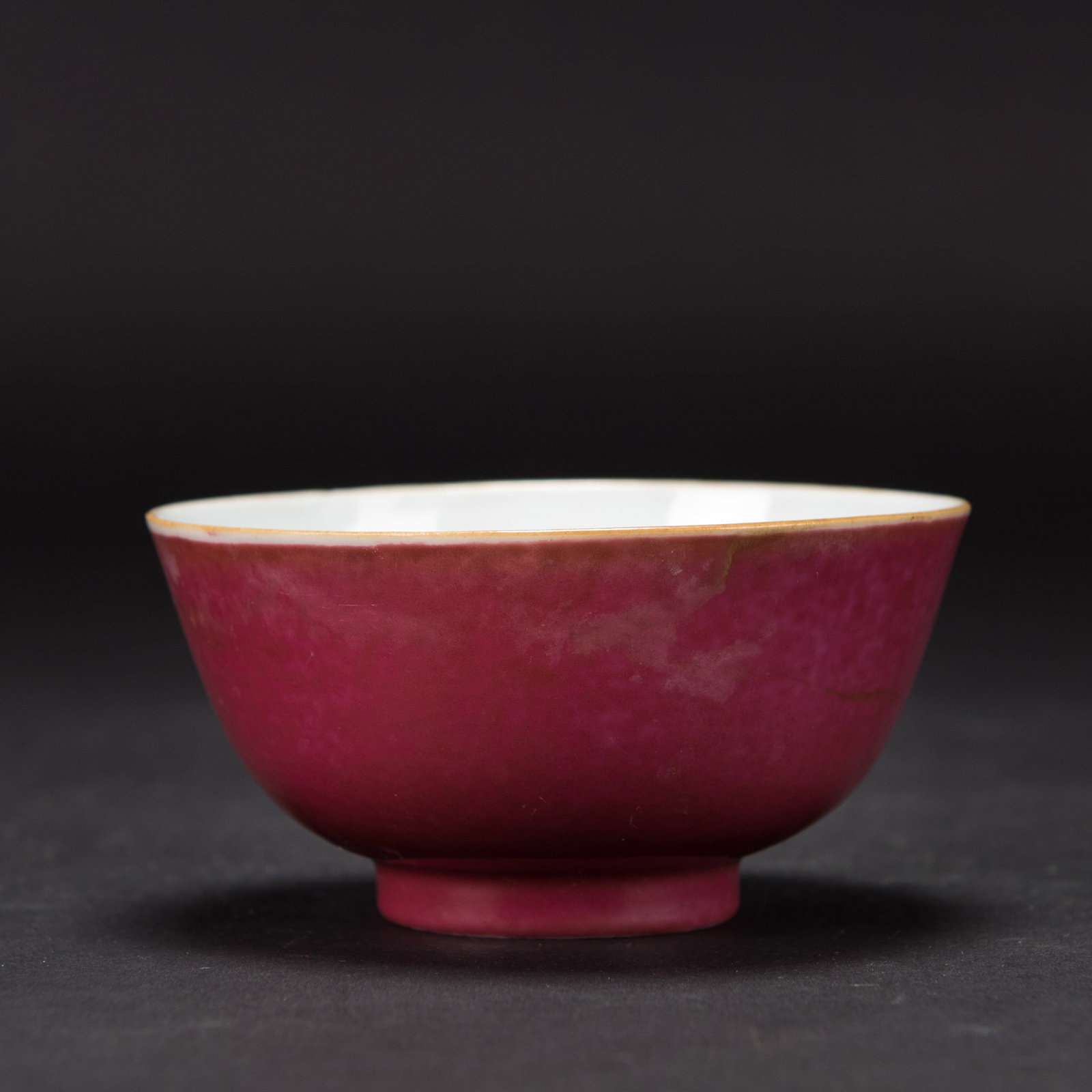 A CHINESE RUBY-GLAZED BOWL - 3