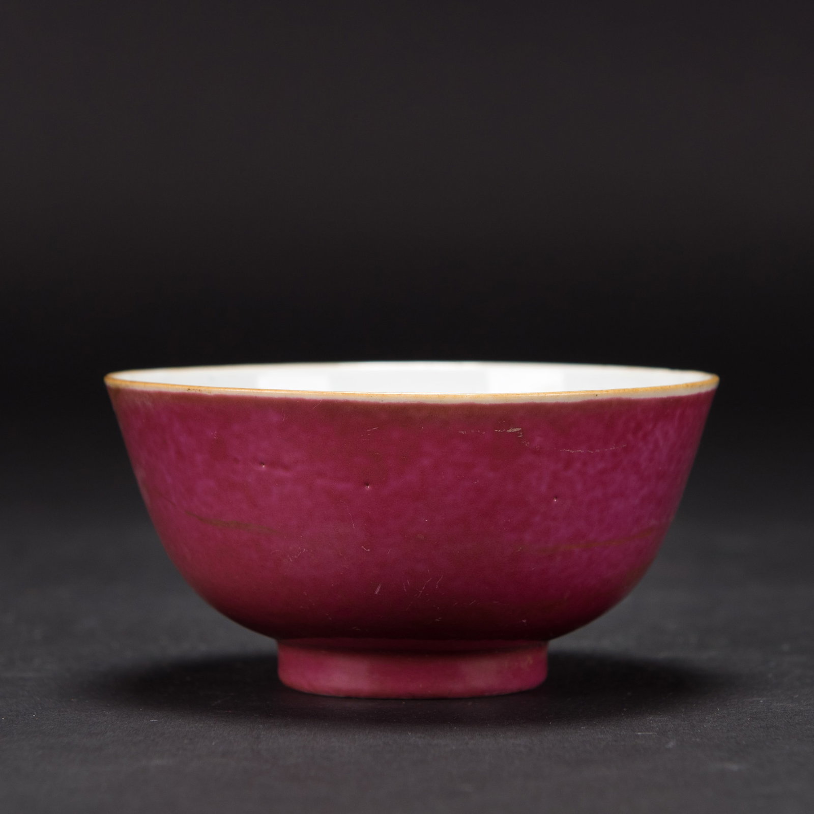 A CHINESE RUBY-GLAZED BOWL - 4