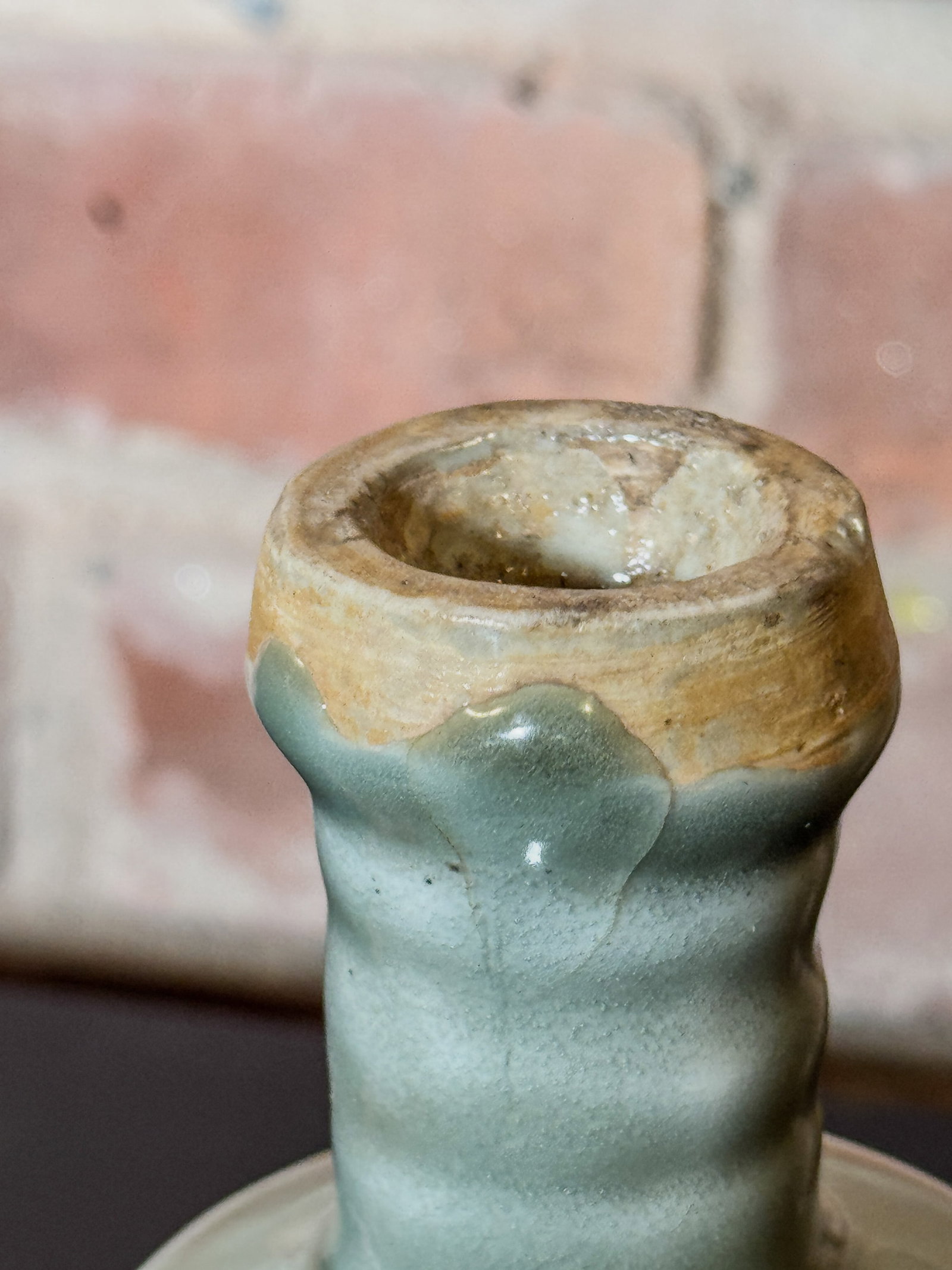 CHINESE CELADON STEM CUP - 10