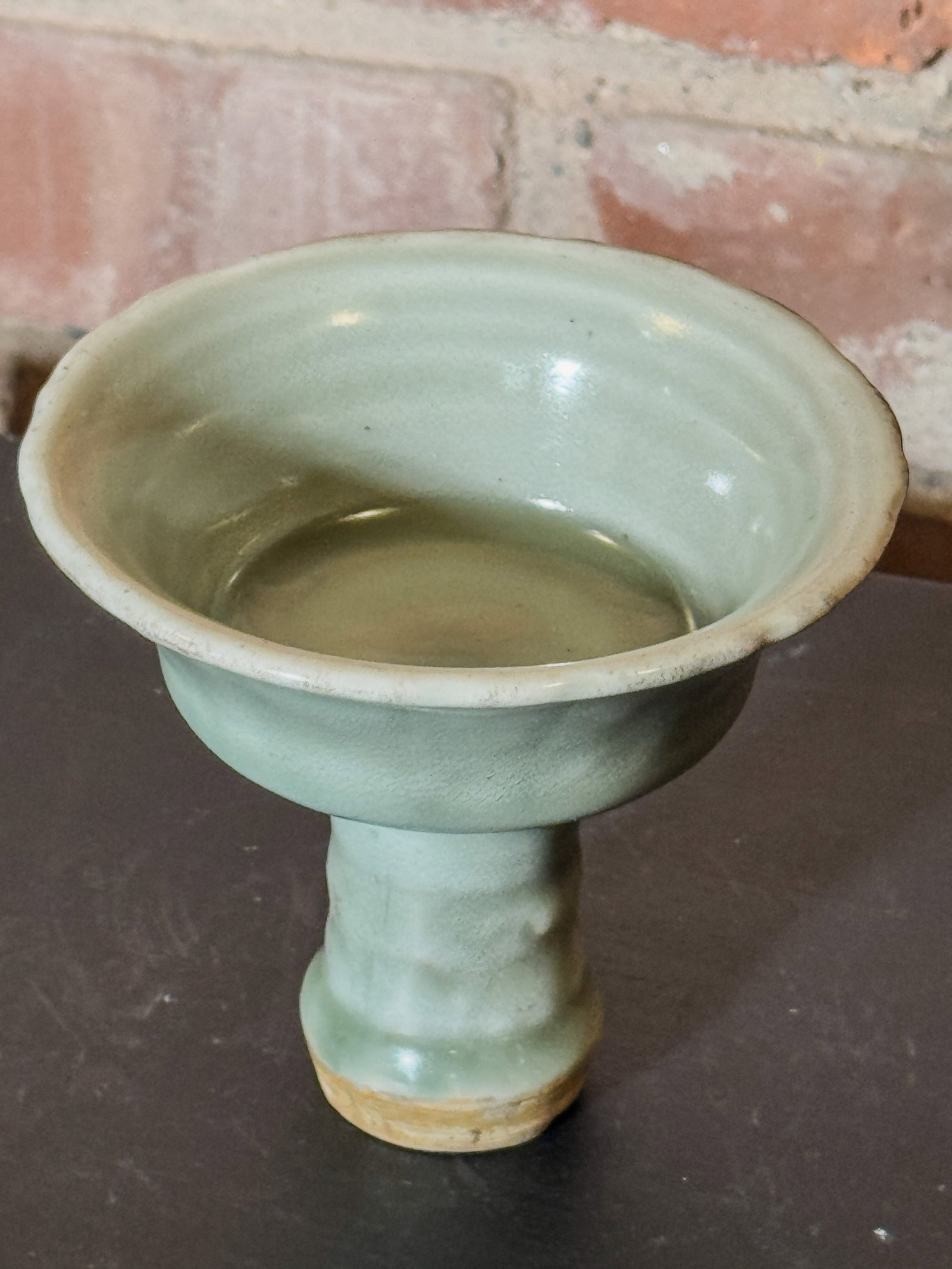 CHINESE CELADON STEM CUP - 2