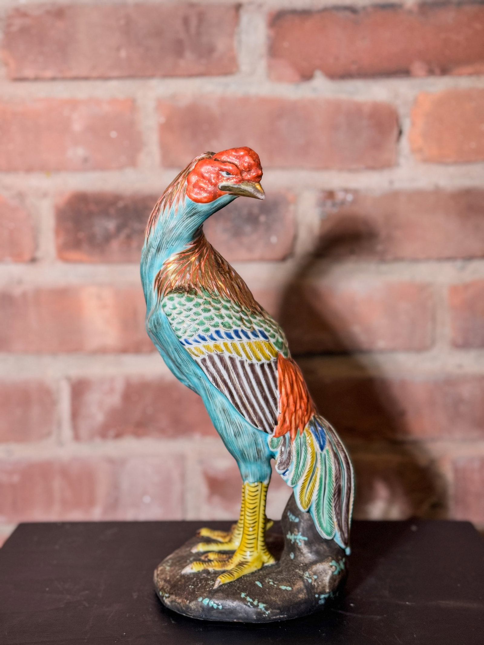 JAPANESE KUTANI PORCELAIN BIRD (1 of 6)