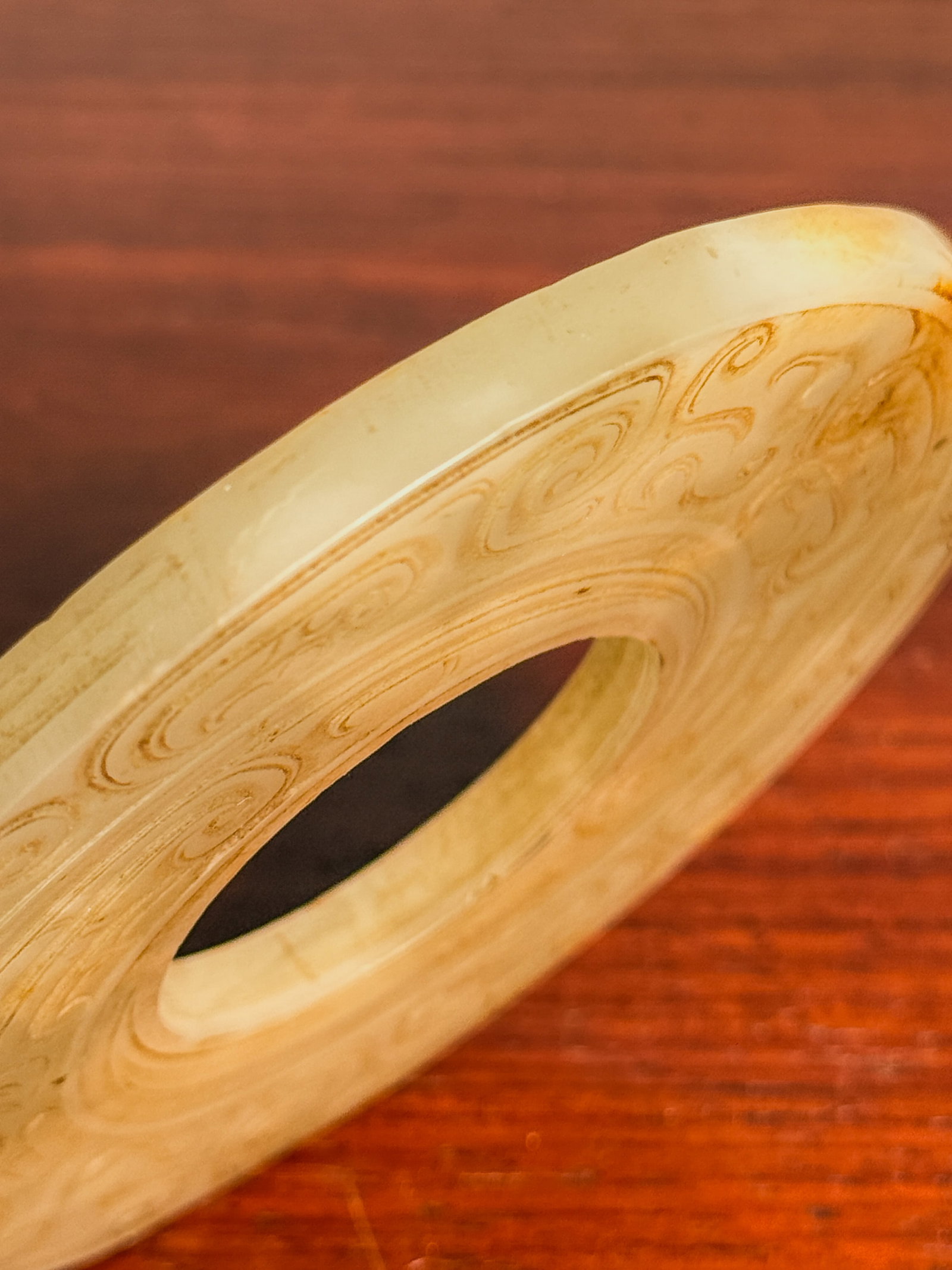 CHINESE PI WITH FANCY INCISED PATTERN - 9