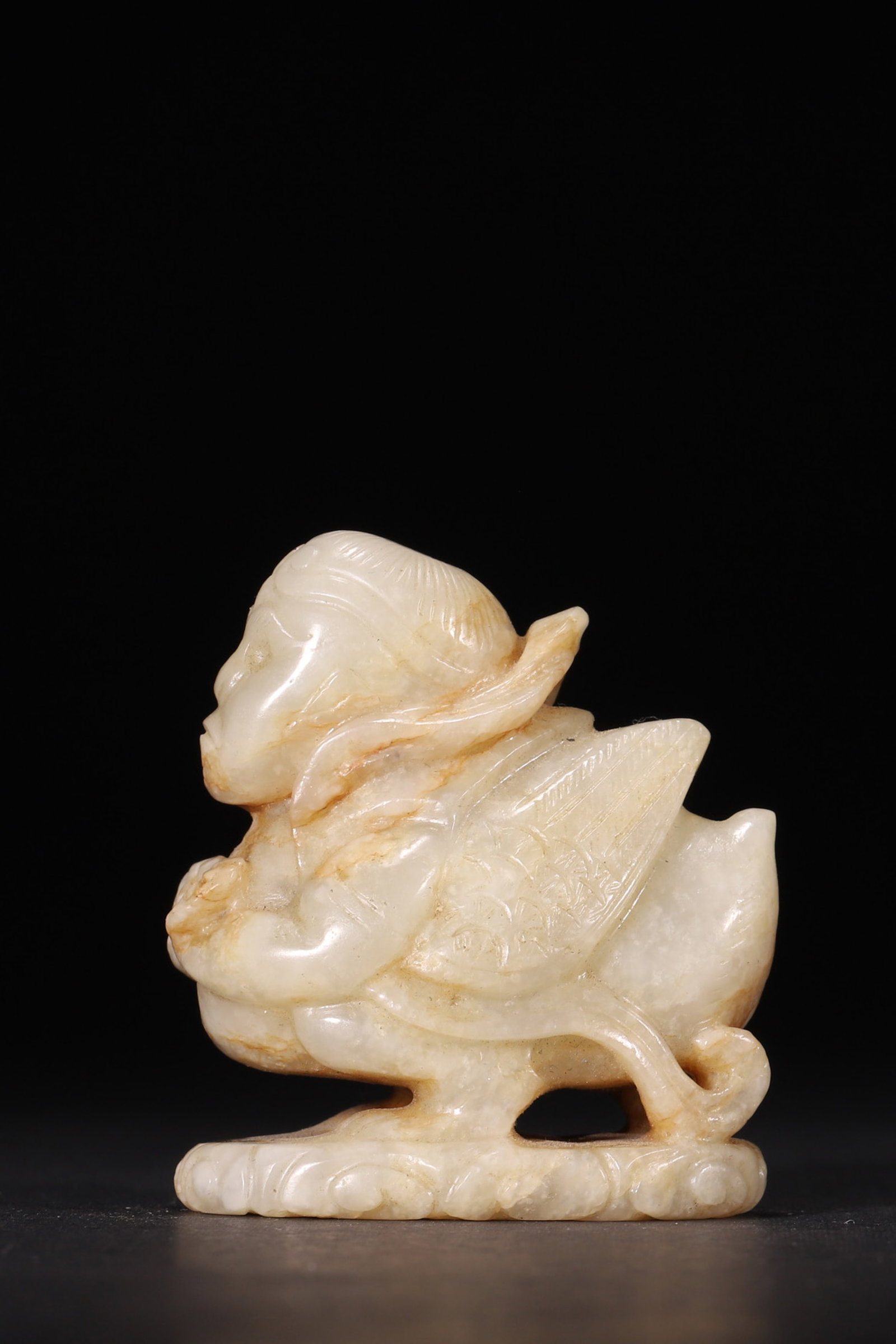 A JADE GARUDA-FORM FIGURE - 2