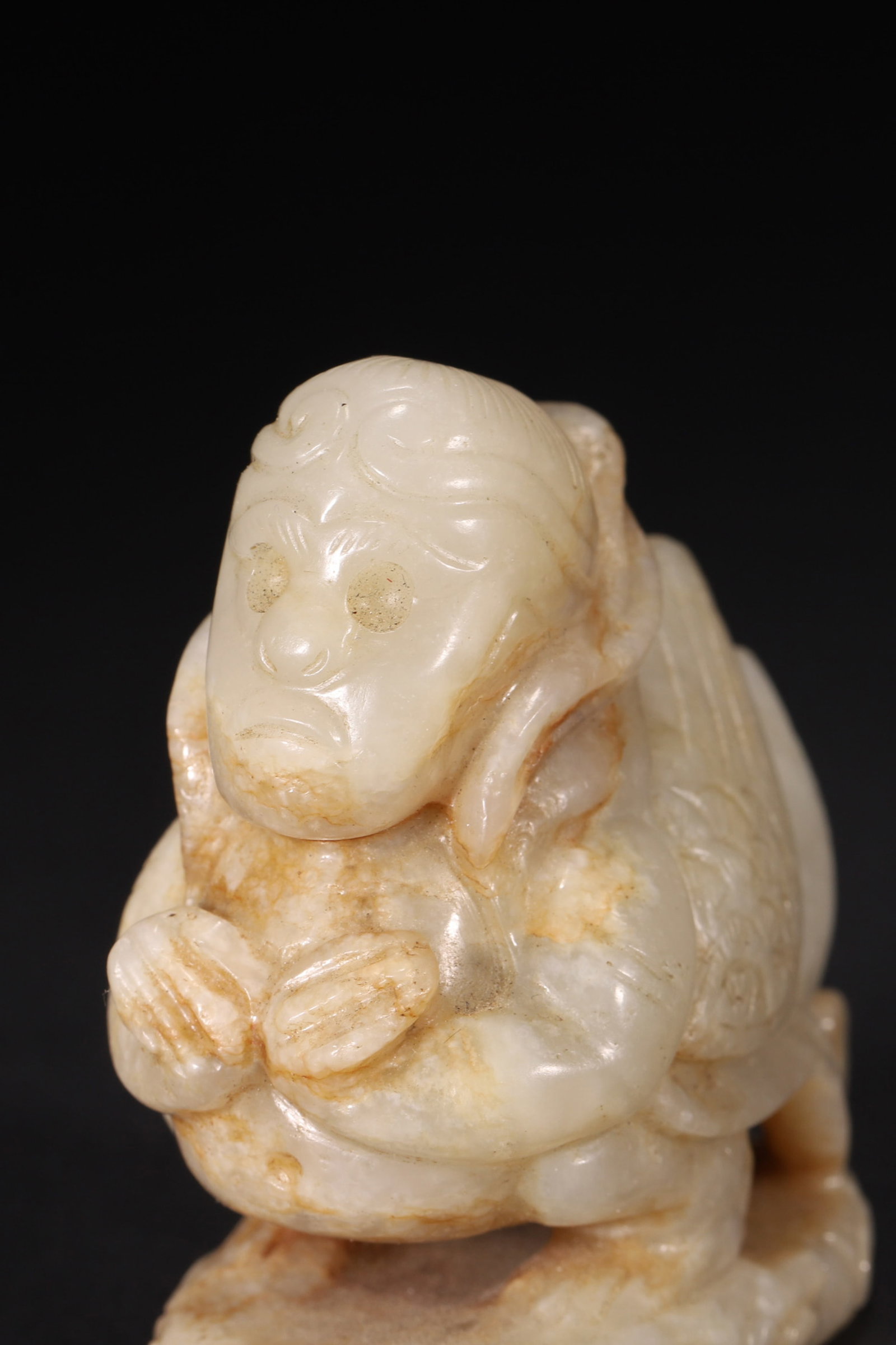 A JADE GARUDA-FORM FIGURE - 5