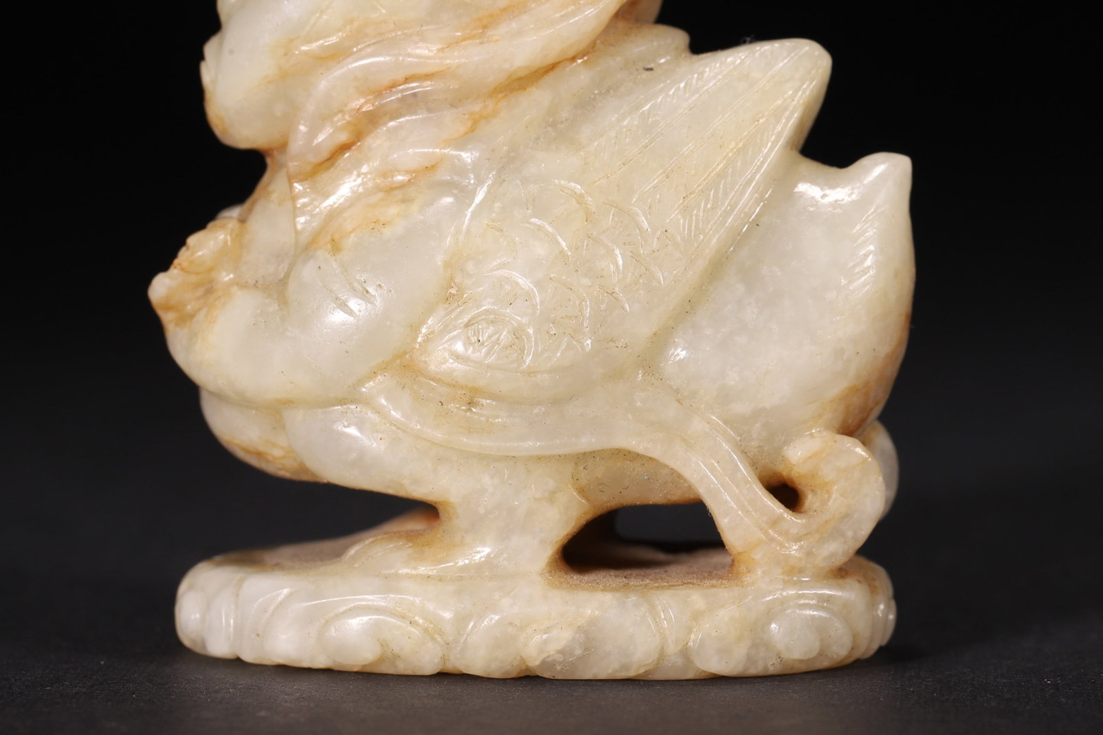 A JADE GARUDA-FORM FIGURE - 6