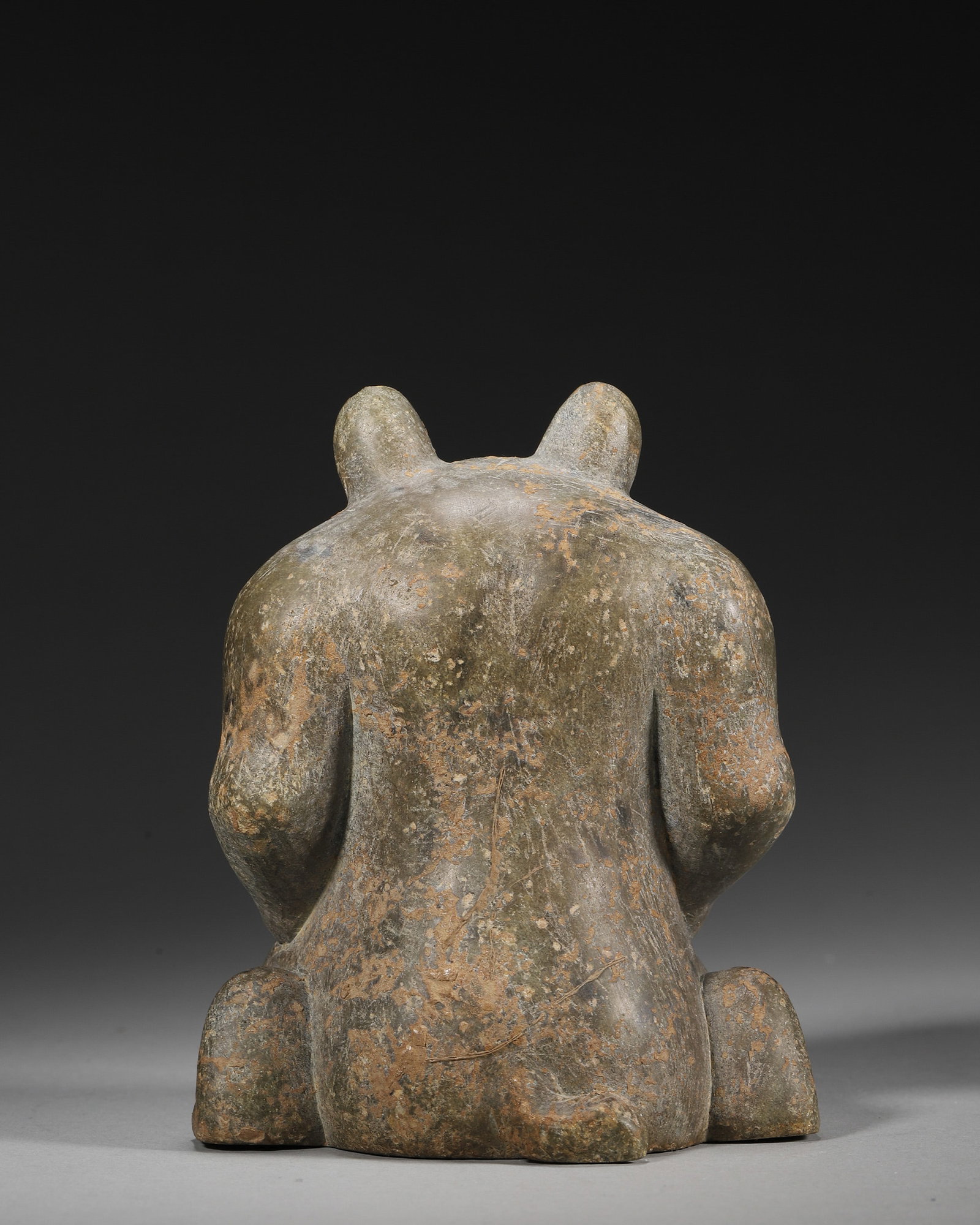 A STONE BEAR-FORM ORNAMENT - 6