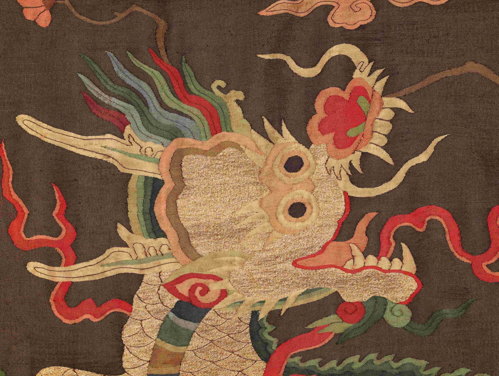 A KESI SILK PANEL WITH QILIN - 4