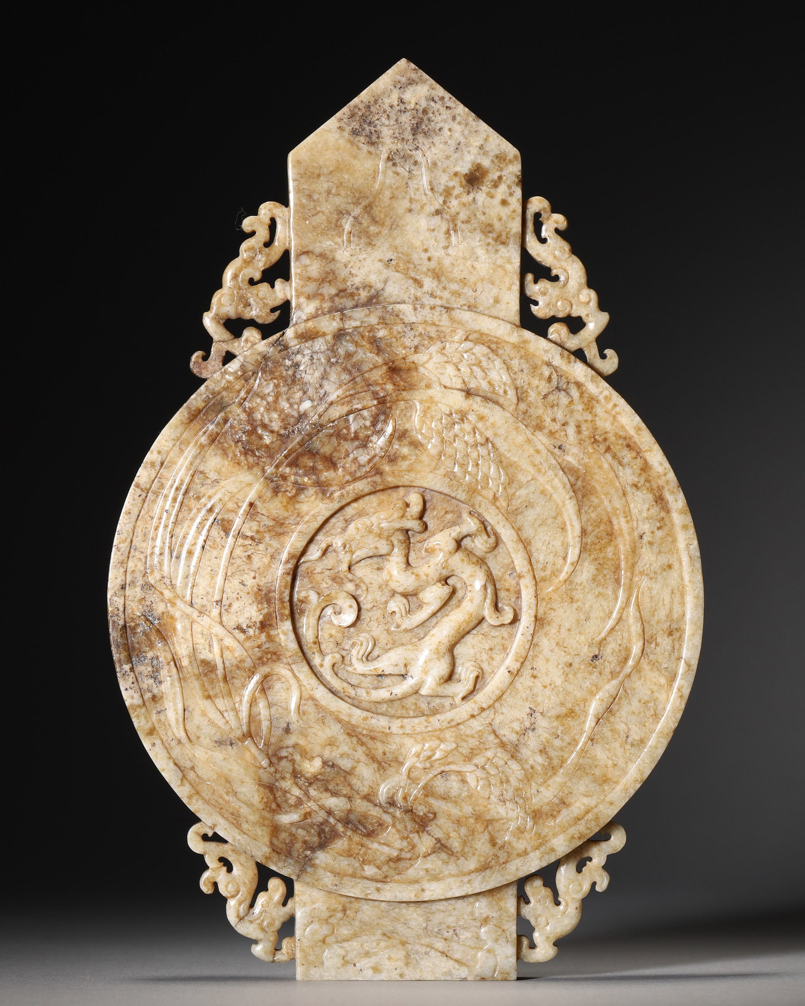 A JADE GUI WITH DRAGON MOTIFS (1 of 9)