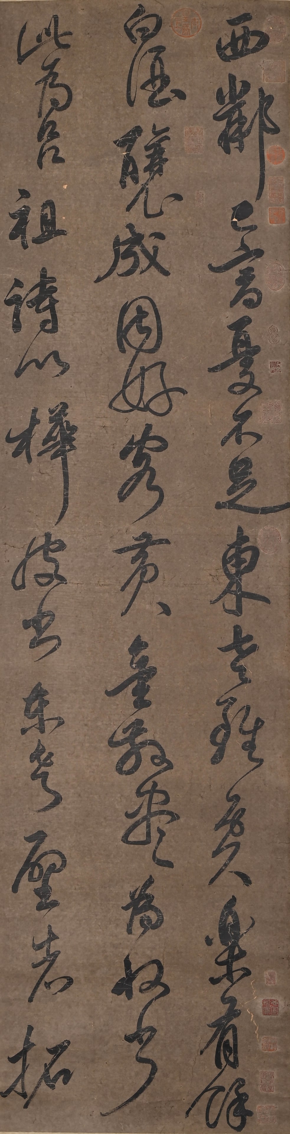 DONG QICHANG, ATTRIBUTED TO, CURSIVE CALLIGRAPHY, SIX-PANEL SCREEN - 13