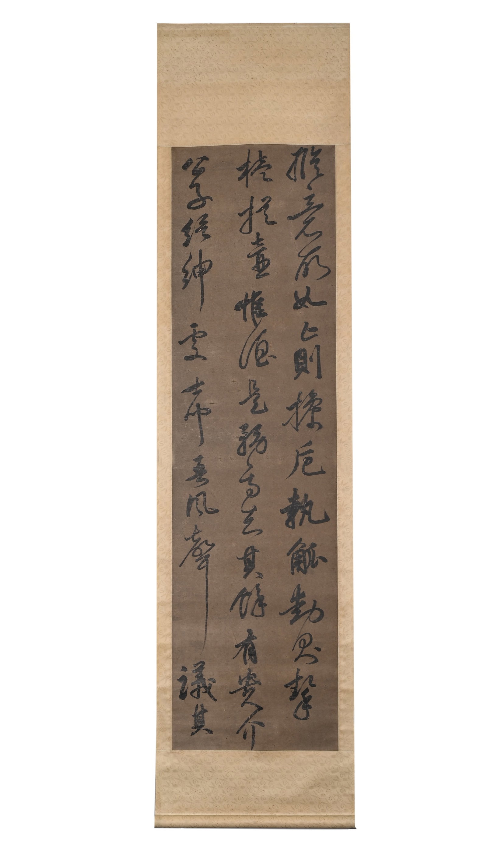 DONG QICHANG, ATTRIBUTED TO, CURSIVE CALLIGRAPHY, SIX-PANEL SCREEN - 8