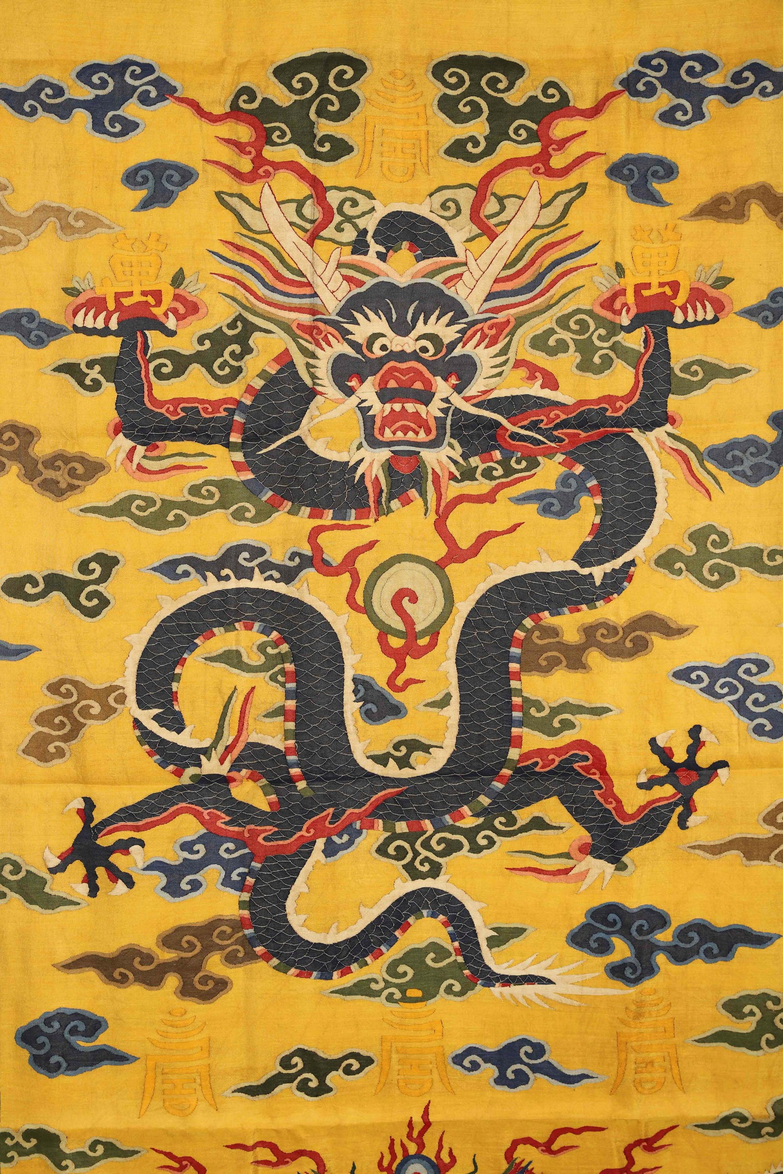 A KESI 'DRAGON' HANGING SCREEN - 3