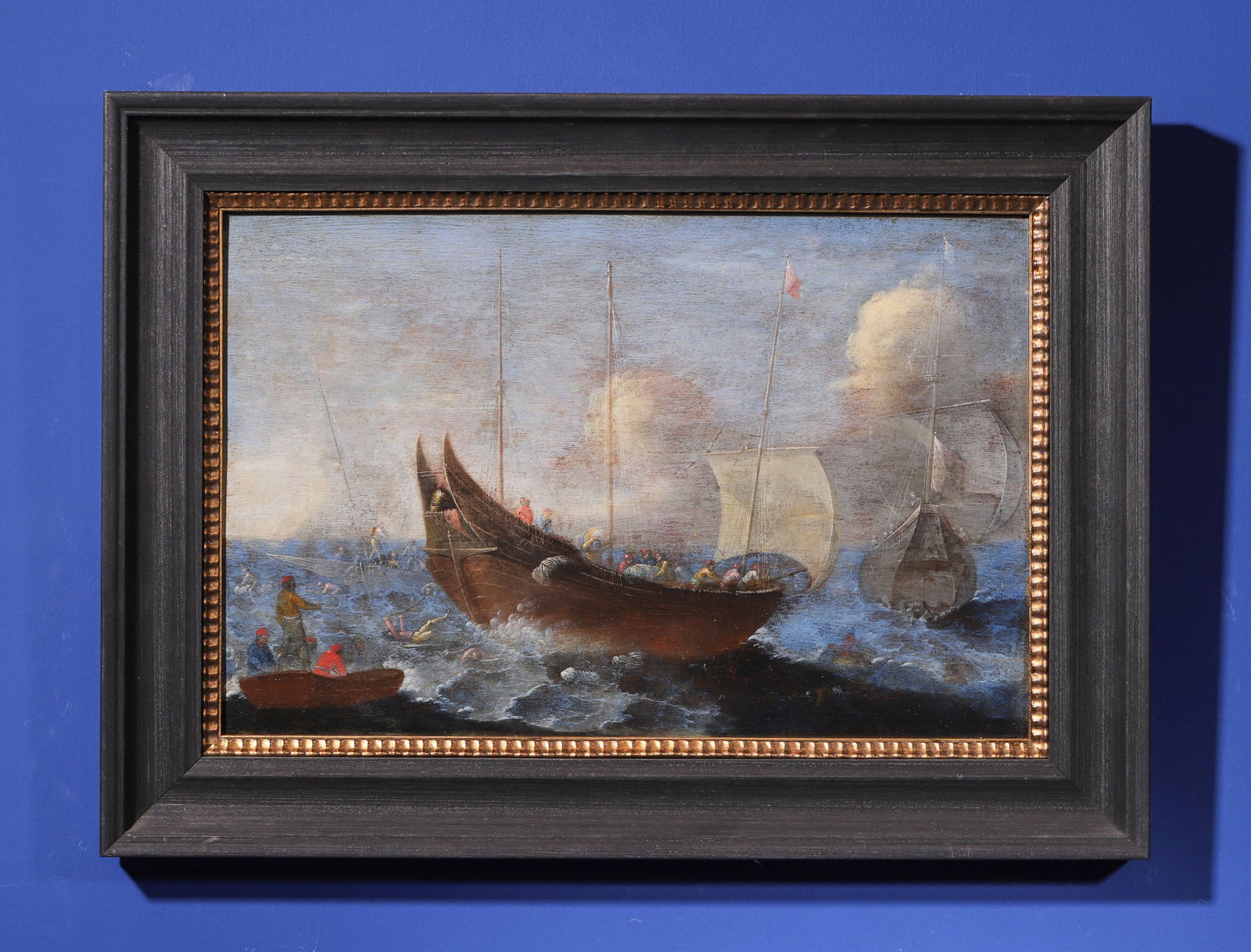 HENDRIK VERSCHURING, ATTRIBUTED TO, OIL PAINTING: Attributed to Hendrik Verschuring. An oil painting, framed. Dimensions: Image: 29 x 43 cm; Frame: 40 x 55 cm. Note: By repute, from a European gallery.
