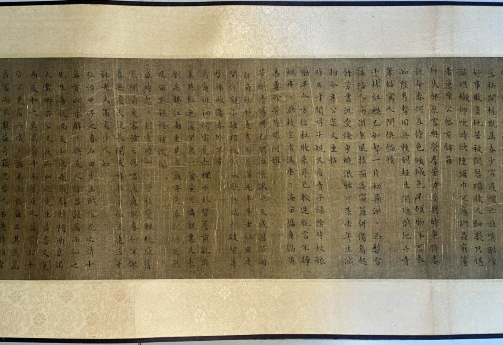 WEN ZHENGMING, ATTRIBUTED TO, REGULAR-SCRIPT CALLIGRAPHY, HANDSCROLL - 12