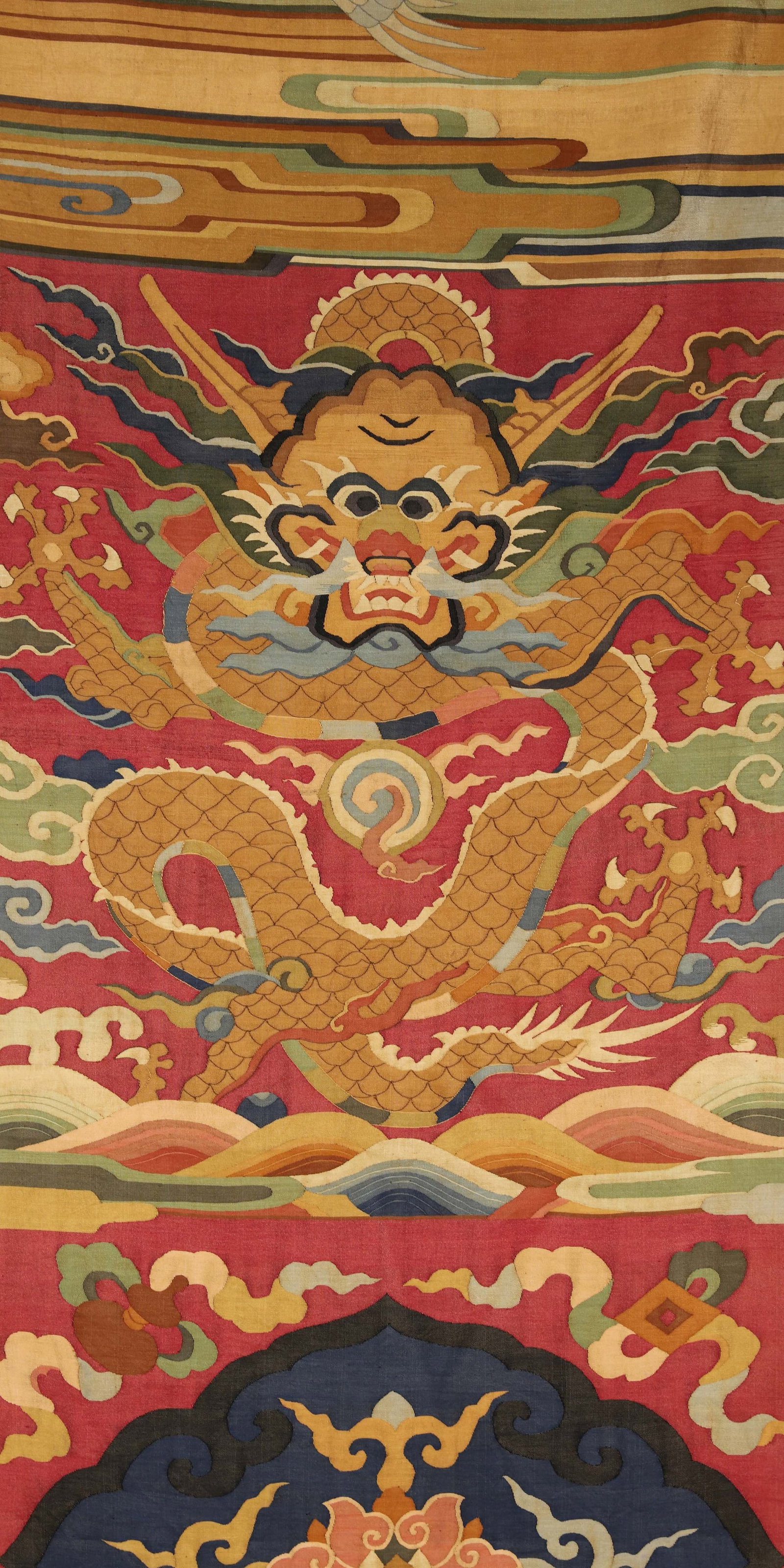 A KESI 'DRAGON' HANGING SCREEN - 2