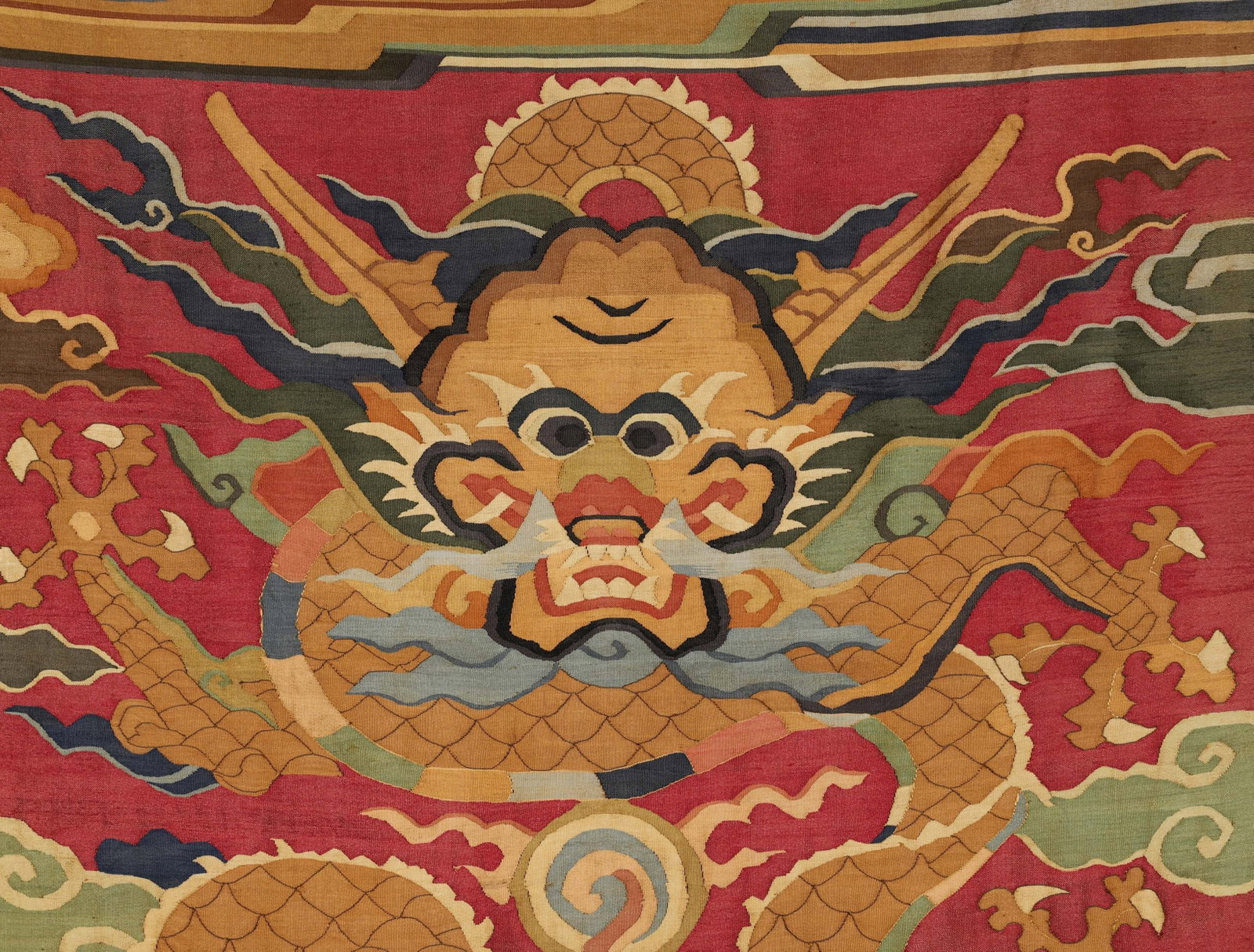 A KESI 'DRAGON' HANGING SCREEN - 4