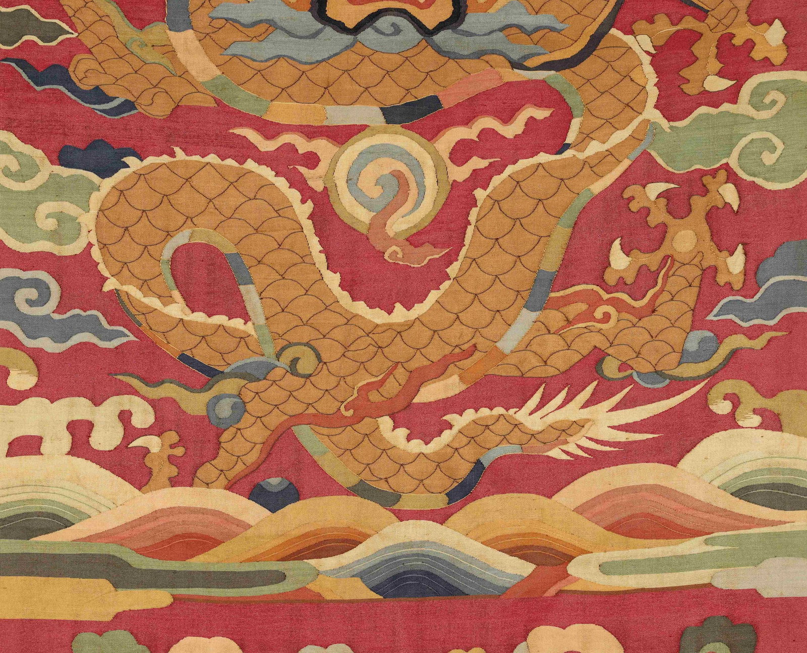 A KESI 'DRAGON' HANGING SCREEN - 5