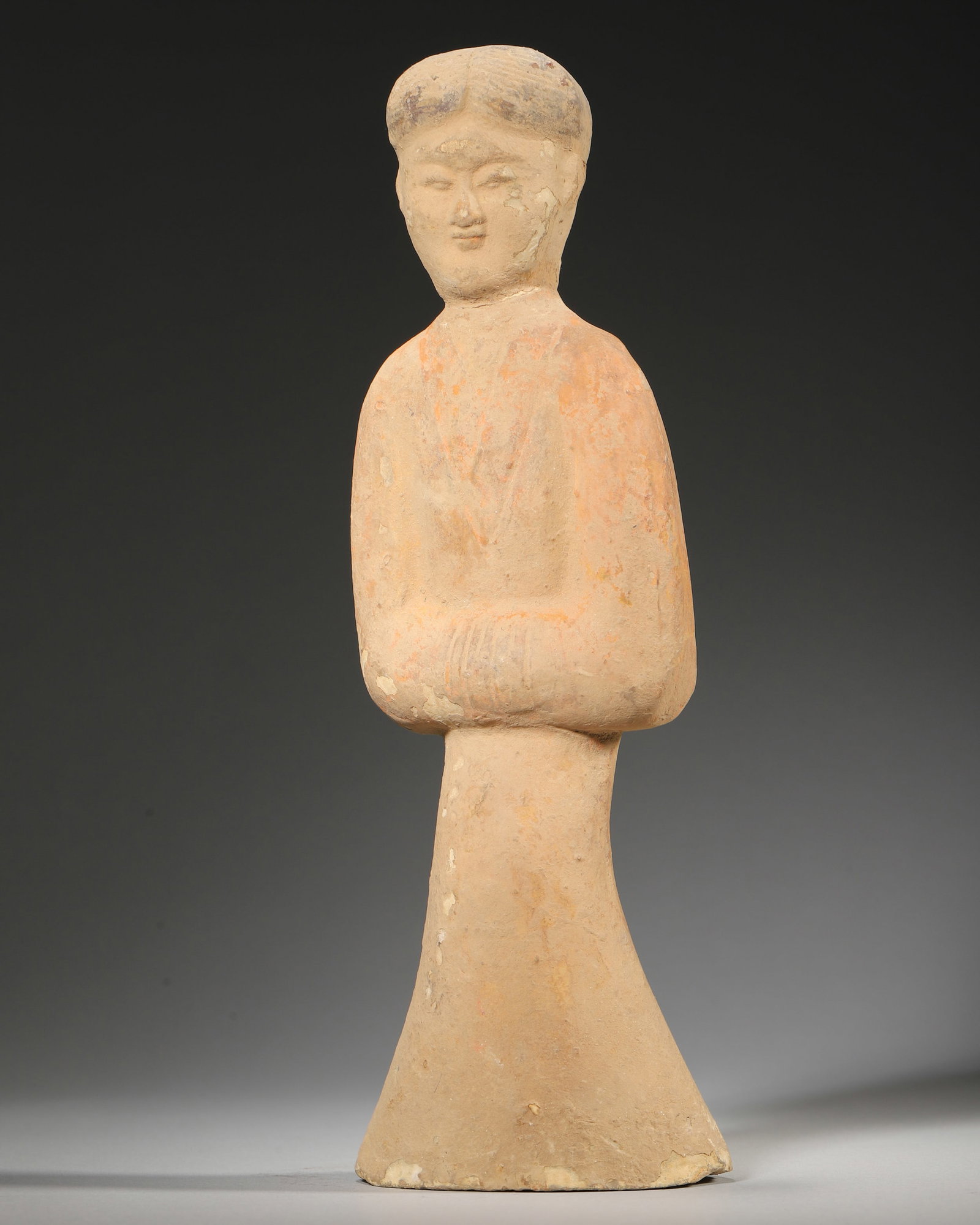 A POTTERY FIGURE - 2