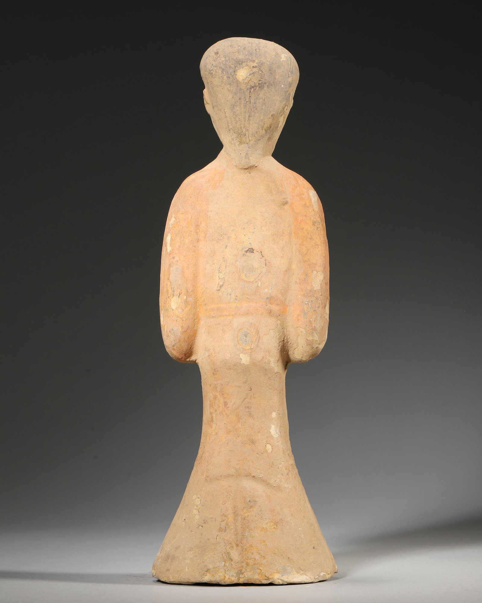 A POTTERY FIGURE - 5