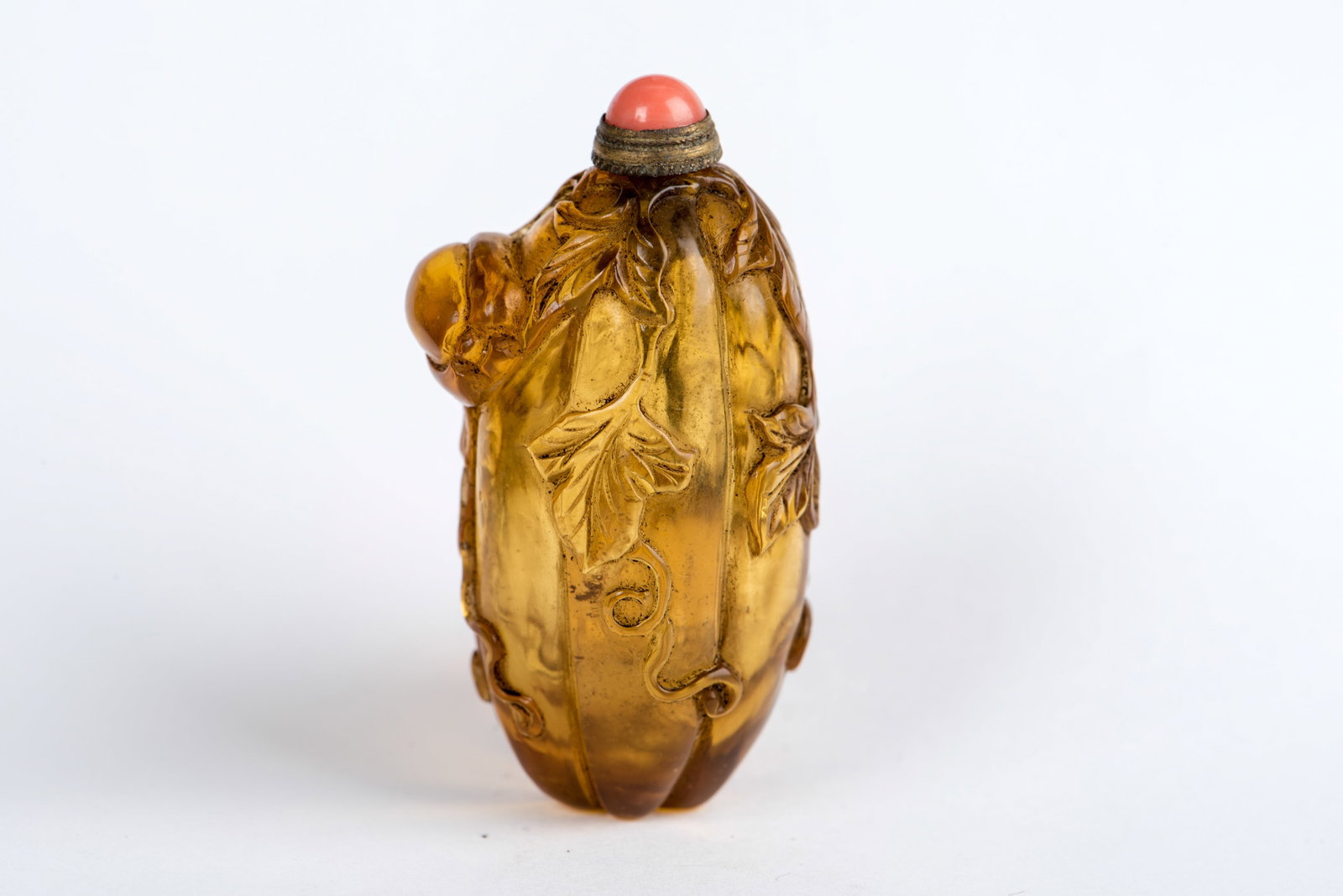 A GLASS SNUFF BOTTLE - 2