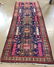ORIENTAL RUG SEMI ANTIQUE PERSIAN CAUCASIAN 3'9" X 9'9"
